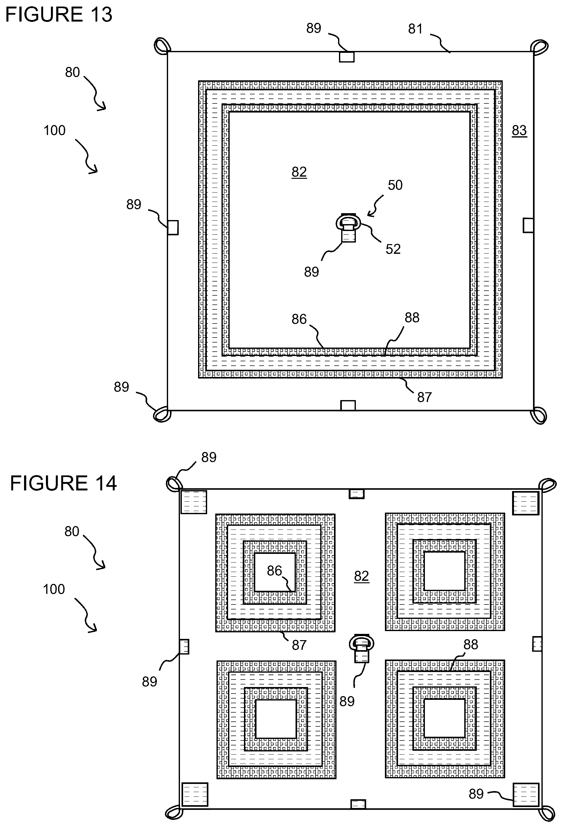 Patent US12562082 Figure 8 – High visibility aerial landing system