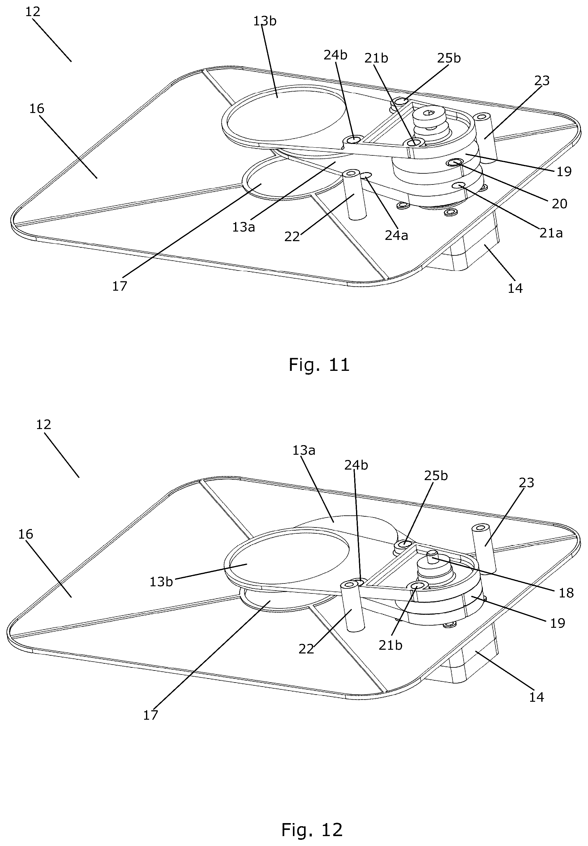 Patent US12562083 Figure 8 – Flag actuation system for a lighting fixture