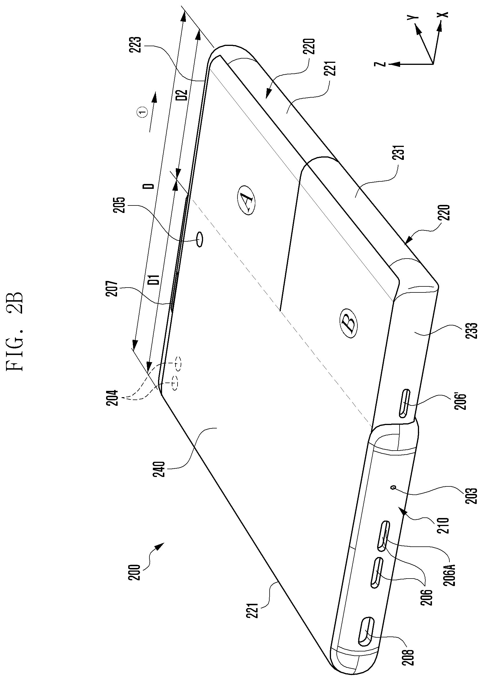 Patent US12562088 Figure 3 – Electronic device having flexible display and method for operating display thereof