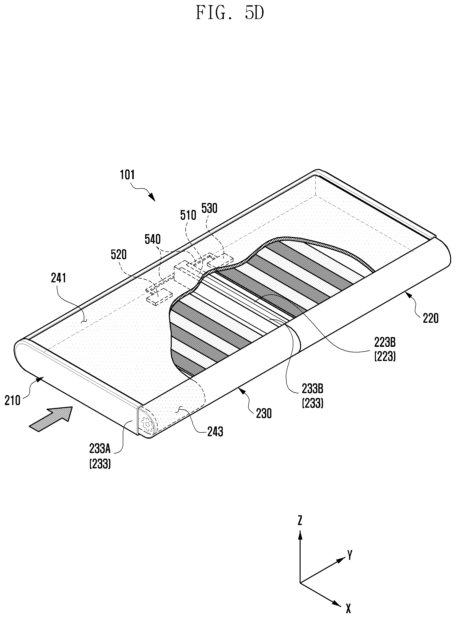 Patent US12562088 Figure 11 – Electronic device having flexible display and method for operating display thereof