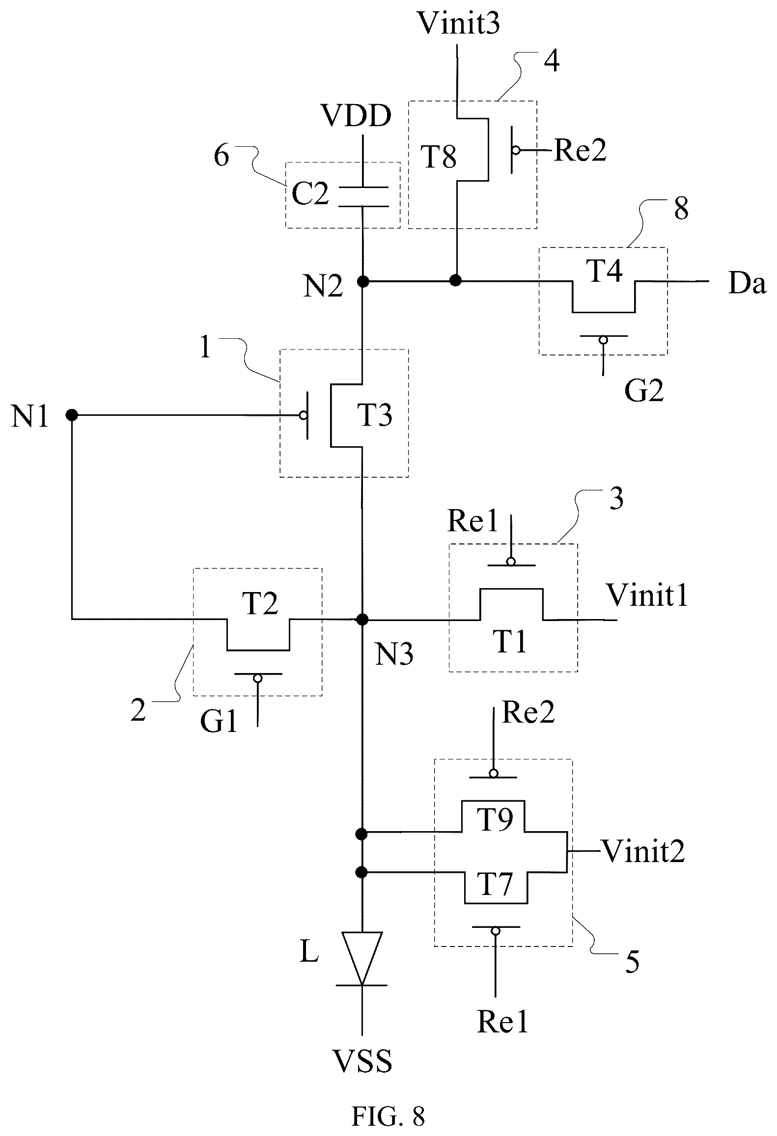 Patent US12562089 Figure 6 – Pixel driving circuit and method for driving same, display panel, and display device