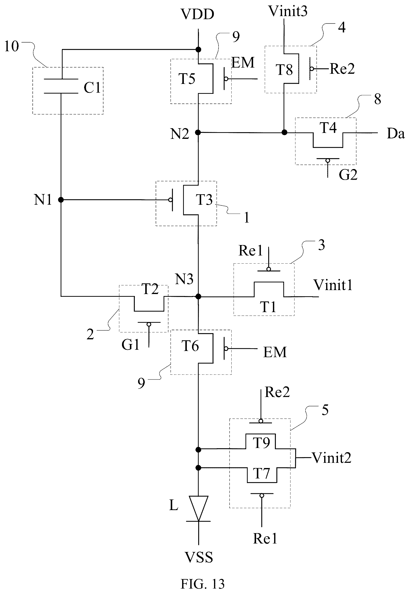 Patent US12562089 Figure 9 – Pixel driving circuit and method for driving same, display panel, and display device