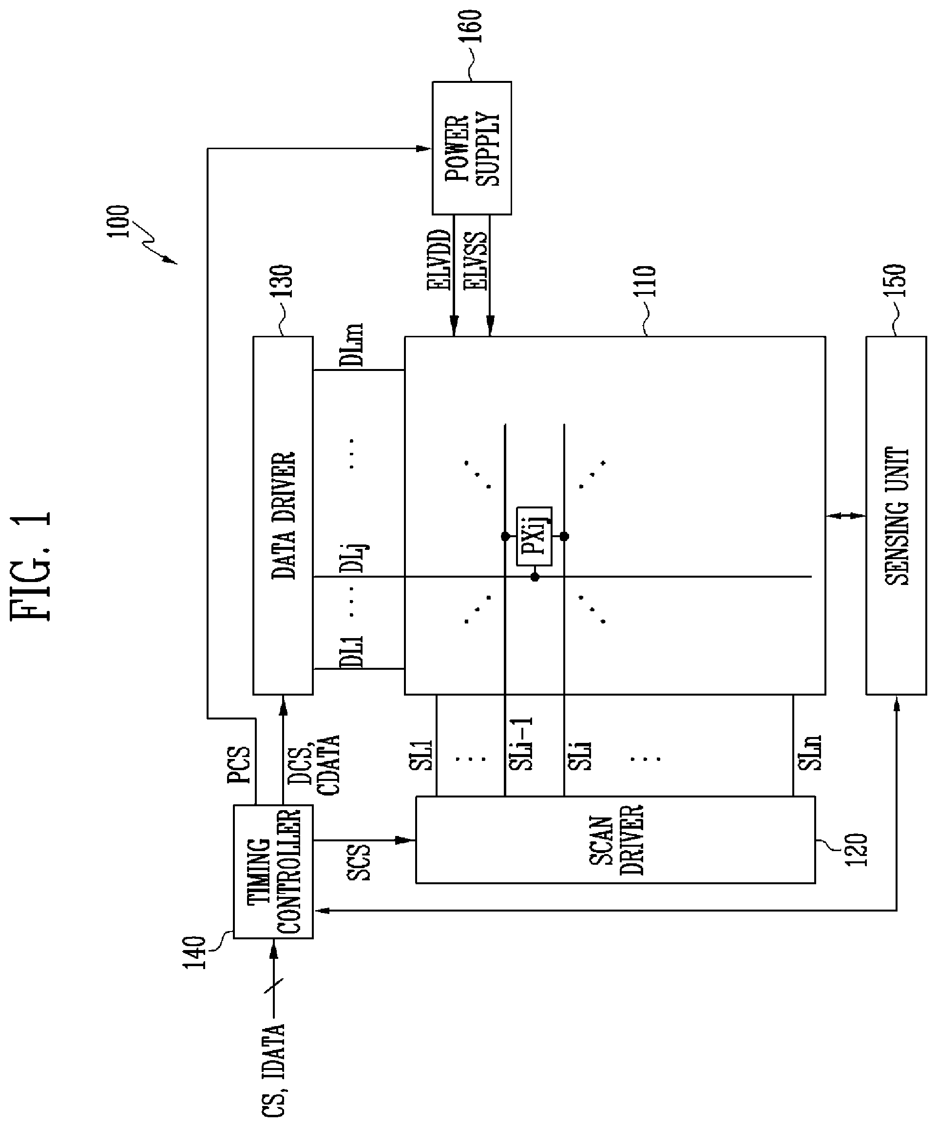 Patent US12562091 — Display device including a dummy pixel circuit in a non-display area and driving method for the same — Figure 1