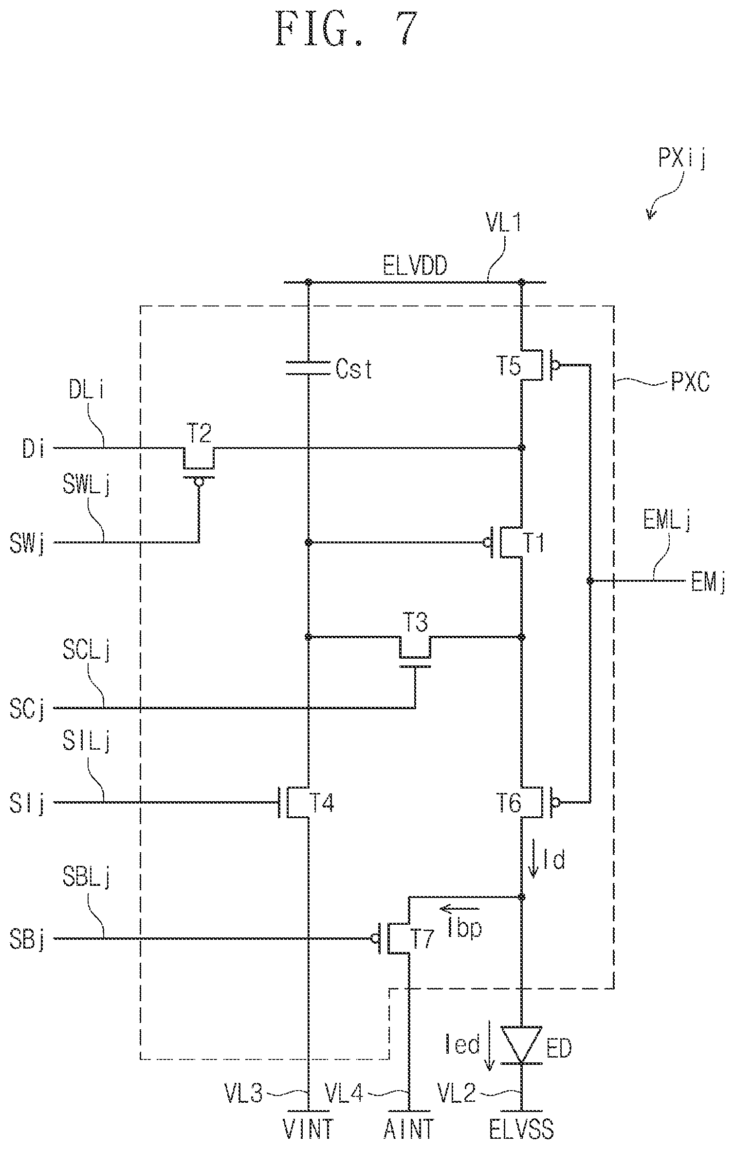 Patent US12562097 Figure 8 – Display device and method of driving the same