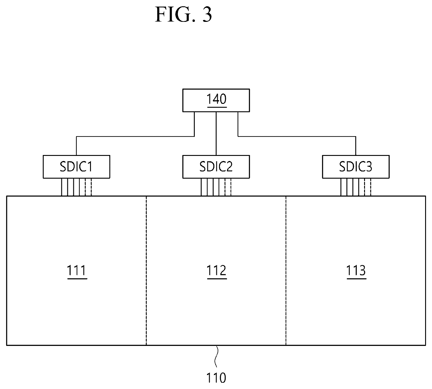 Patent US12562098 Figure 3 – Display apparatus and display panel