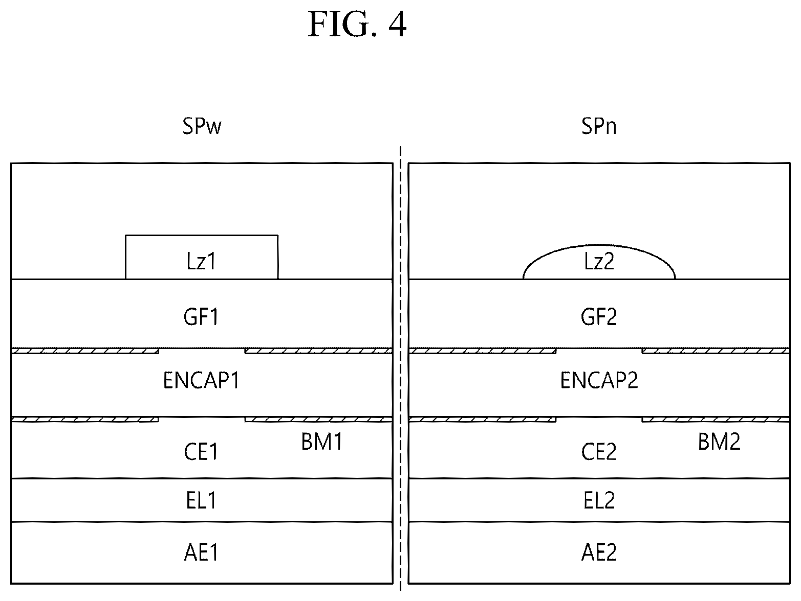 Patent US12562098 Figure 4 – Display apparatus and display panel