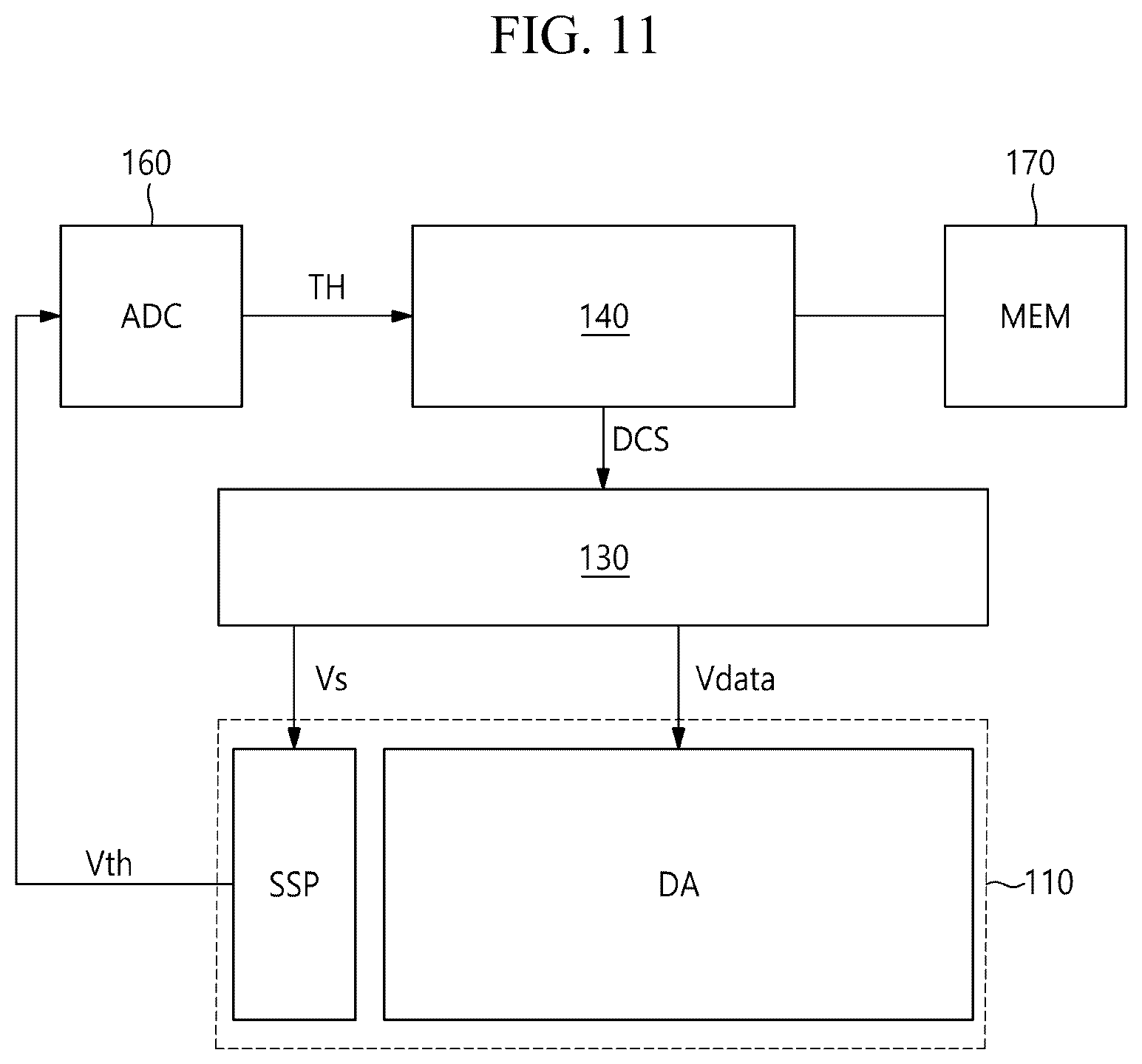 Patent US12562098 Figure 11 – Display apparatus and display panel
