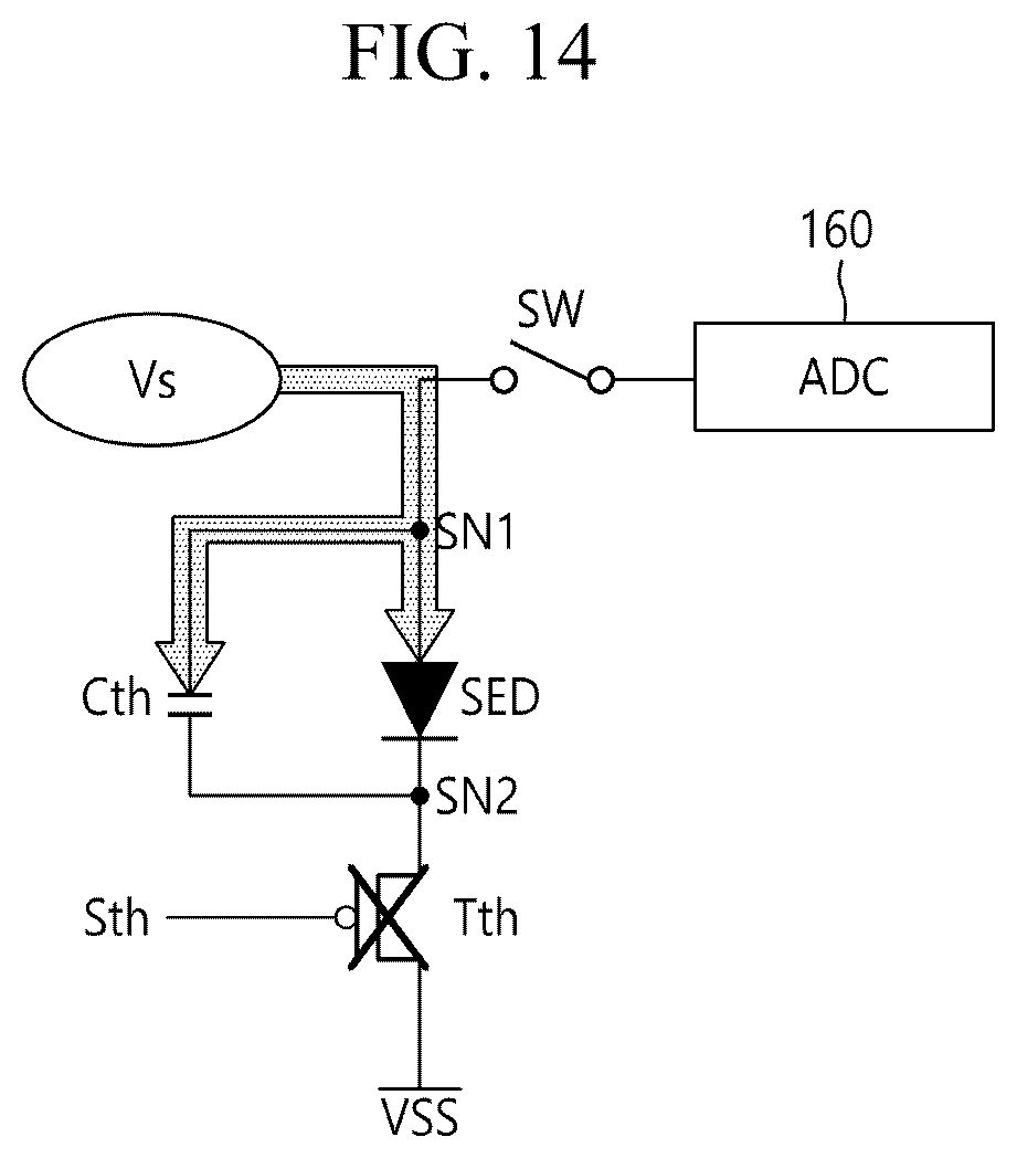 Patent US12562098 Figure 14 – Display apparatus and display panel