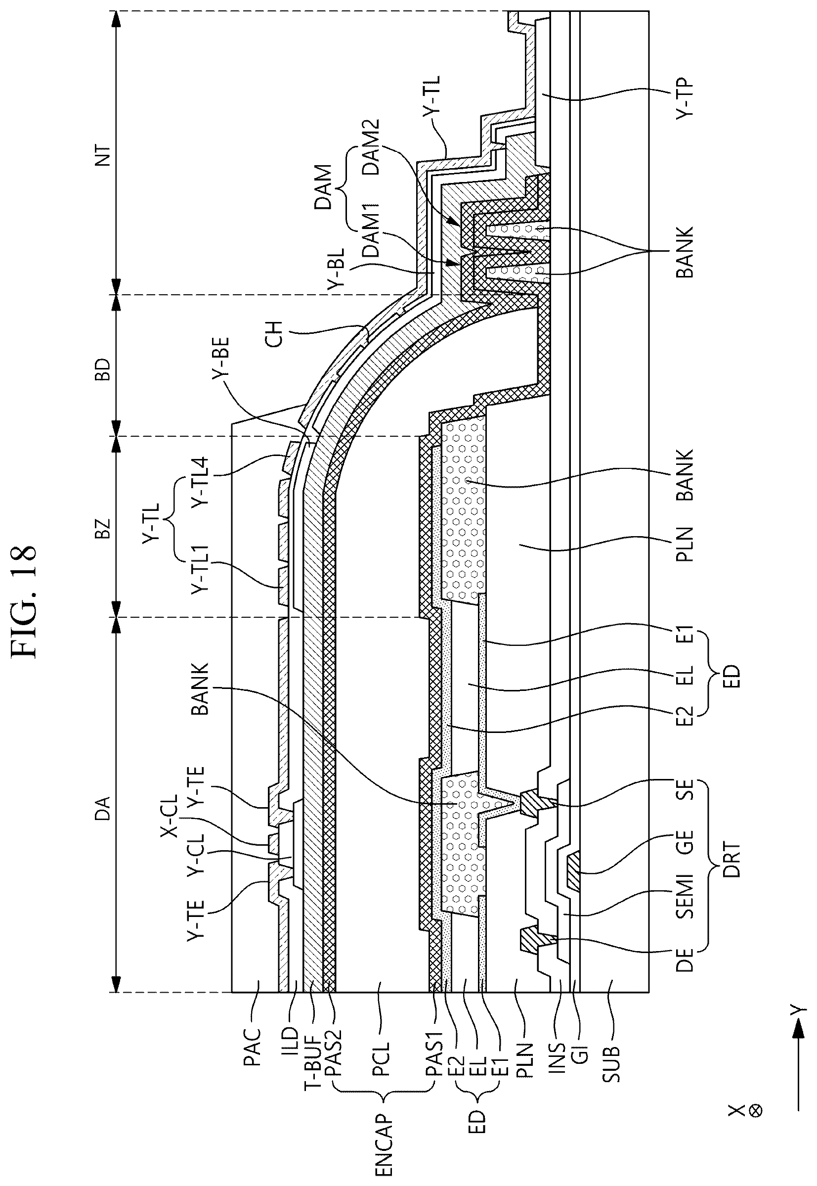 Patent US12562098 Figure 18 – Display apparatus and display panel