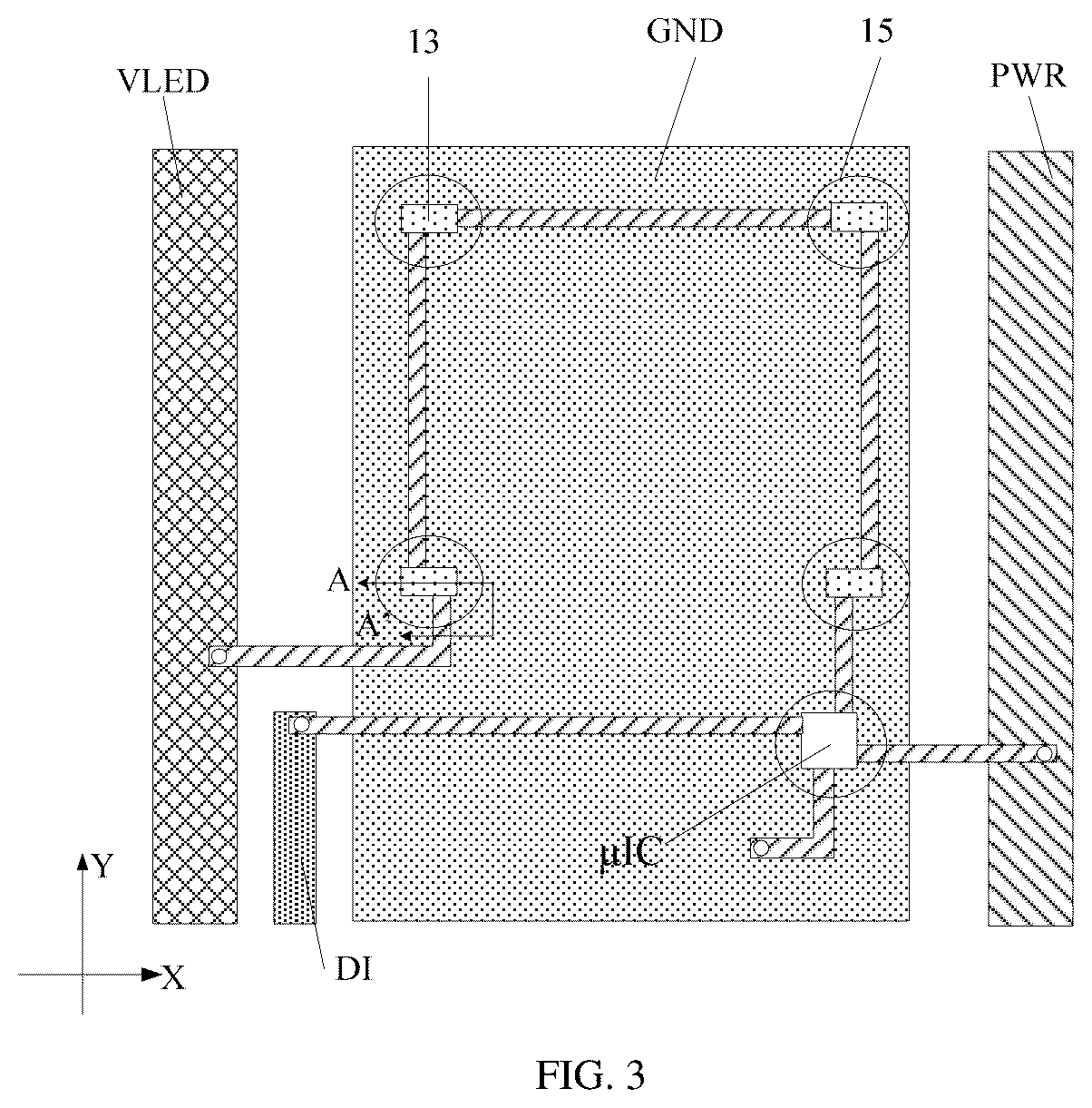 Patent US12562099 Figure 3 – Light emitting module and display device