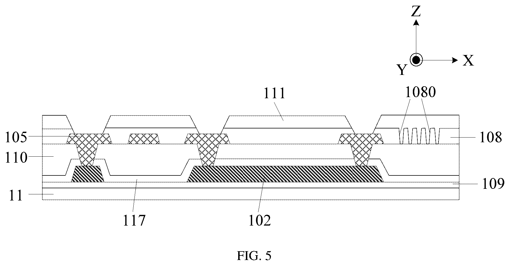 Patent US12562099 Figure 5 – Light emitting module and display device