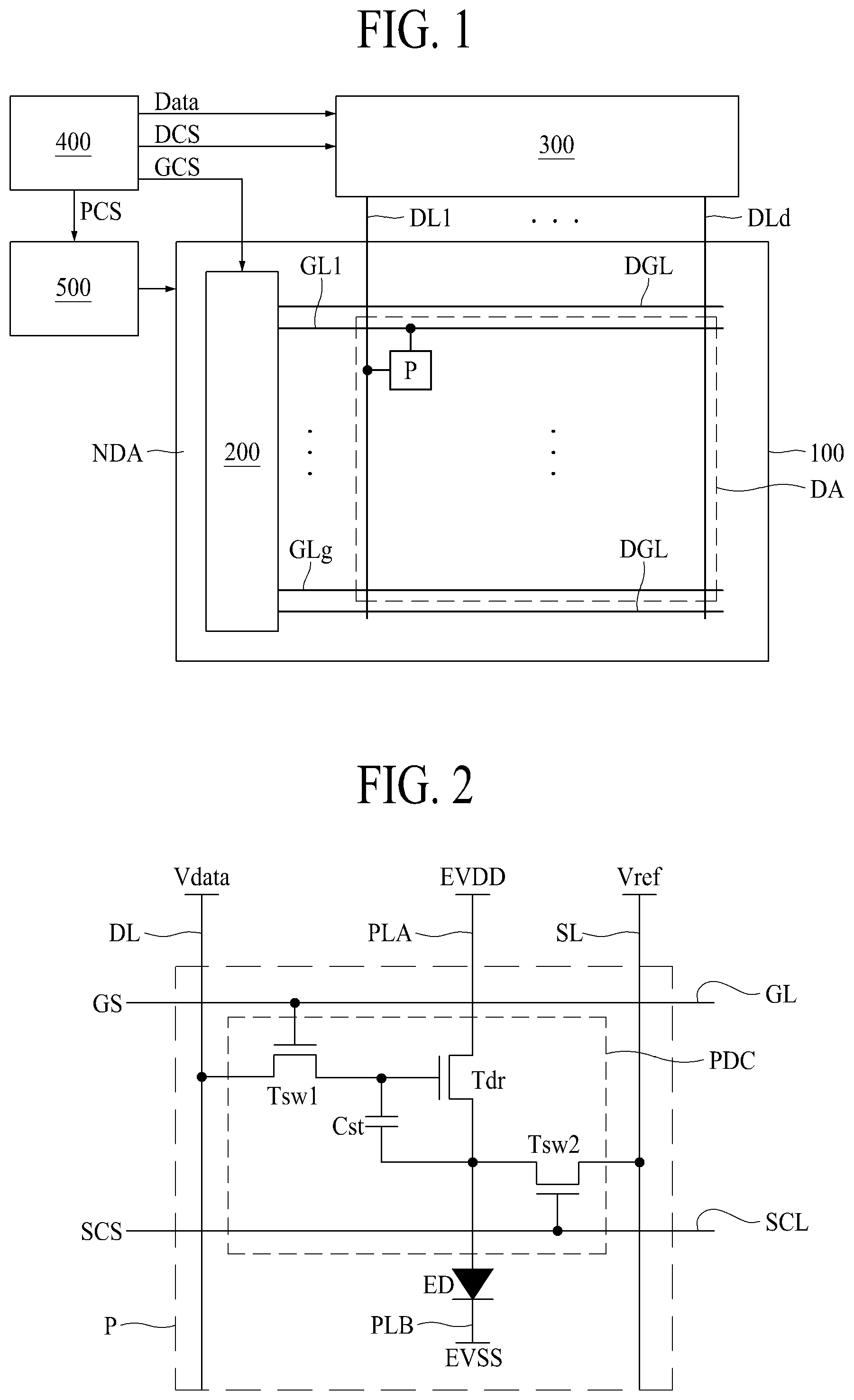 Patent US12562100 — Light emitting display apparatus — Figure 1