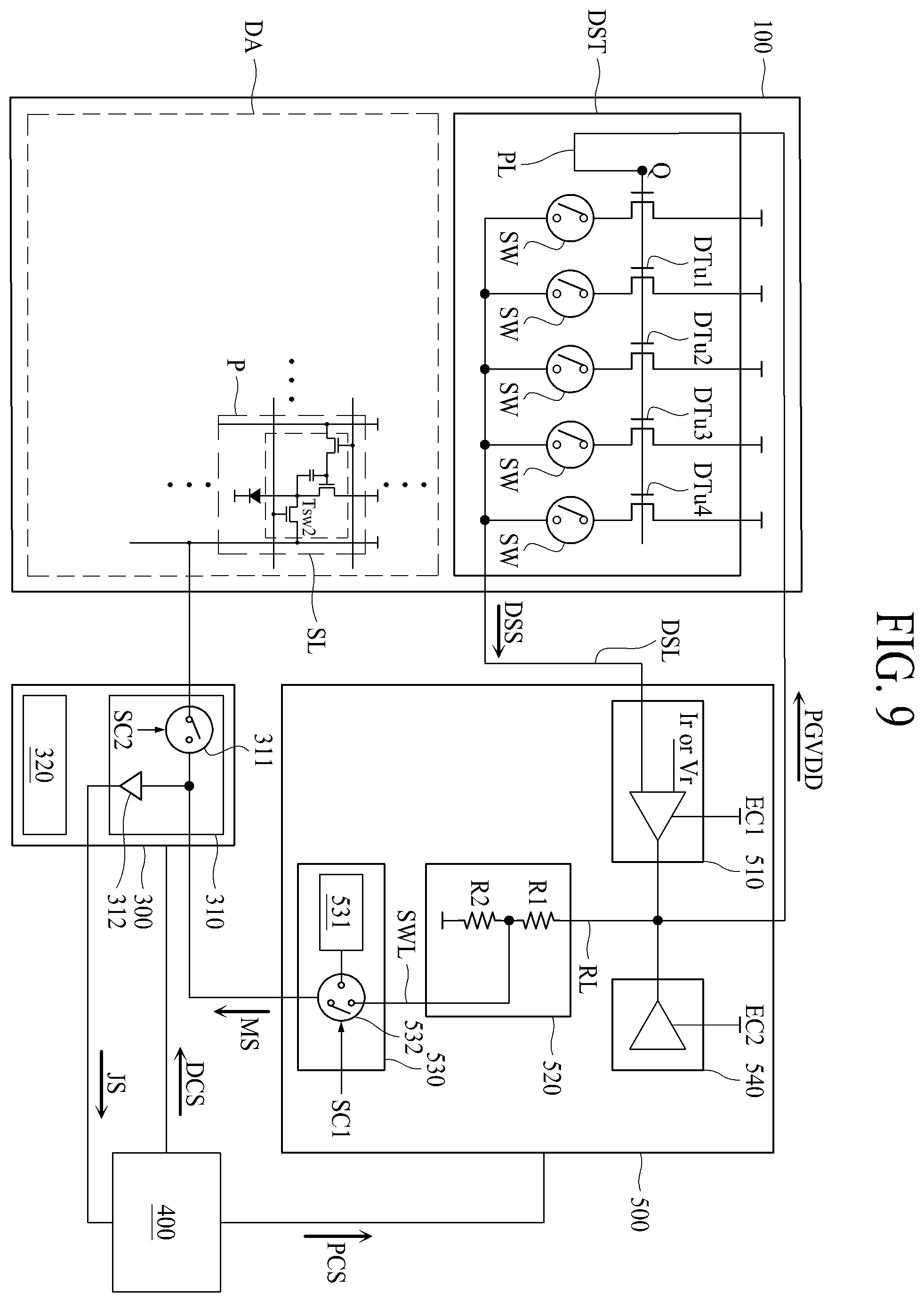 Patent US12562100 Figure 8 – Light emitting display apparatus