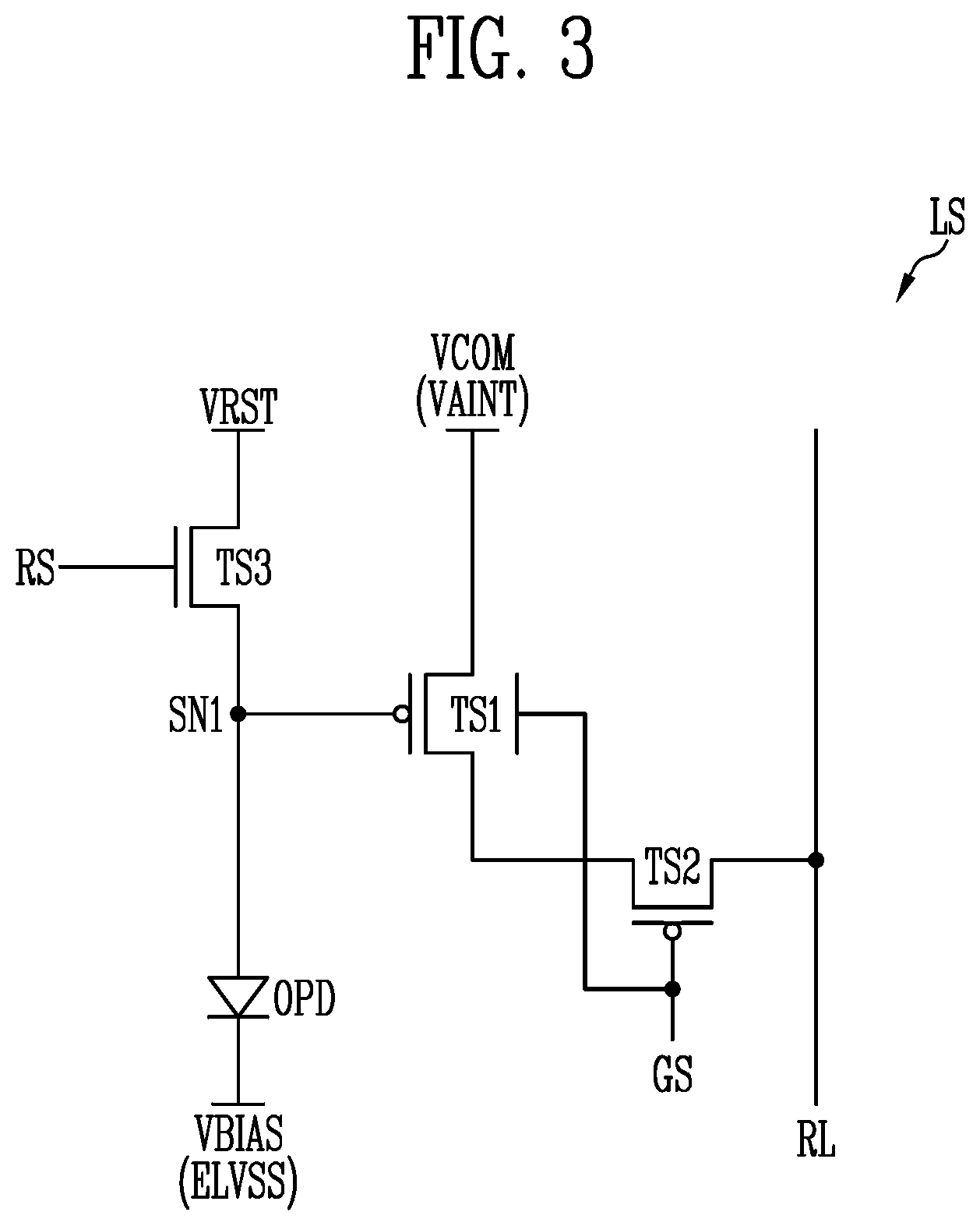 Patent US12562101 Figure 3 – Display device and electronic device including the same