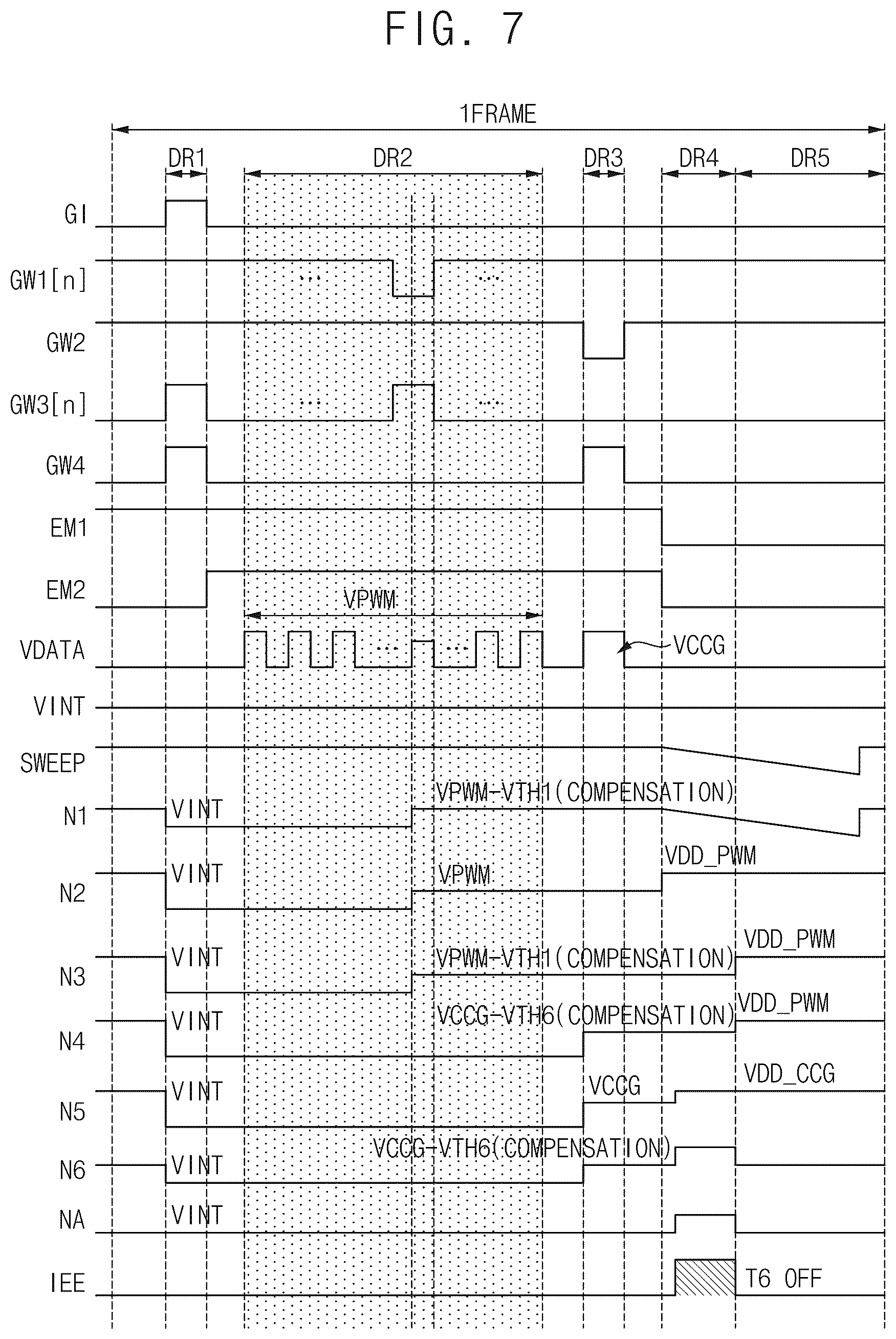 Patent US12562102 Figure 7 – Pixel circuit and display apparatus including the same