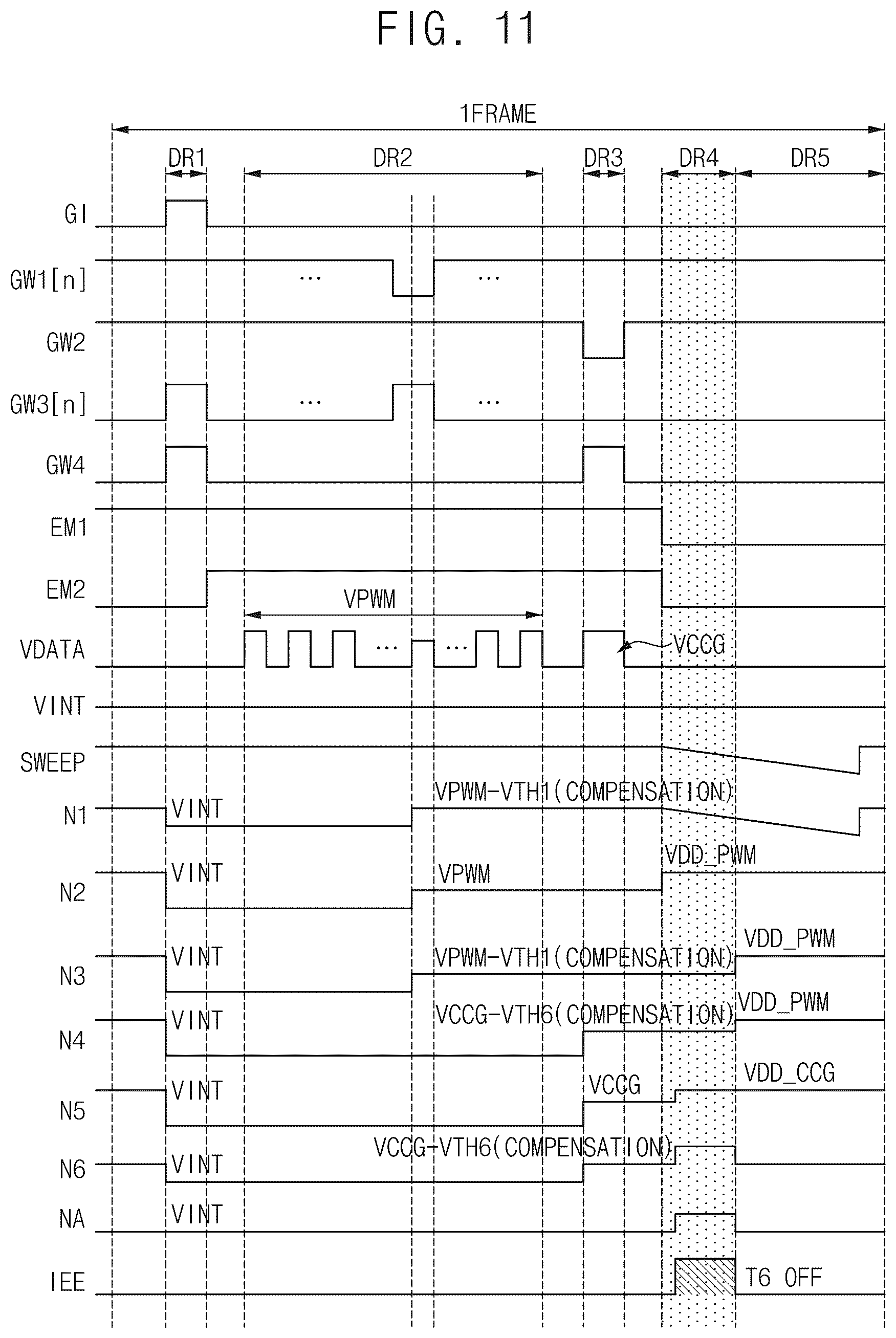 Patent US12562102 Figure 11 – Pixel circuit and display apparatus including the same