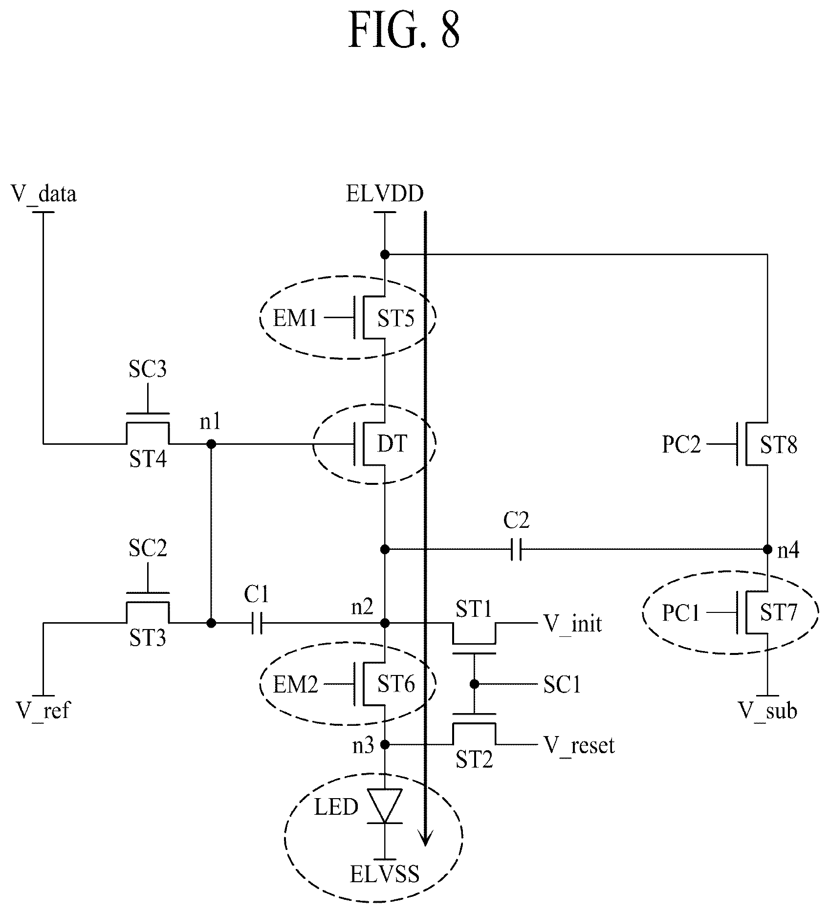 Patent US12562103 Figure 8 – Display apparatus and driving method thereof