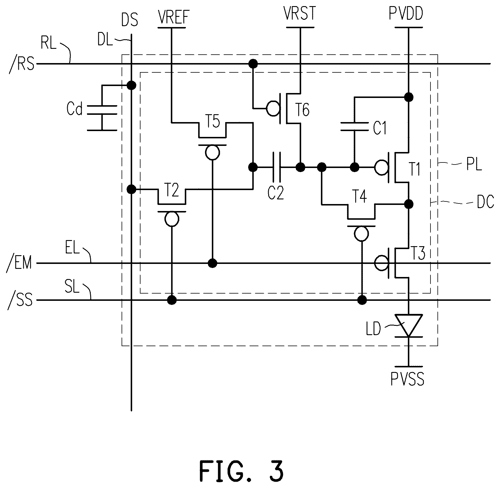 Patent US12562105 Figure 3 – Display device