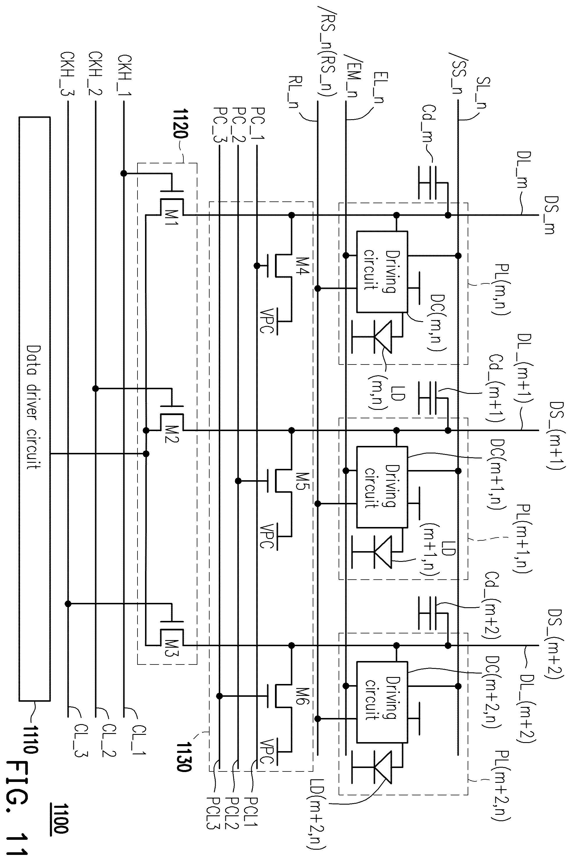 Patent US12562105 Figure 11 – Display device