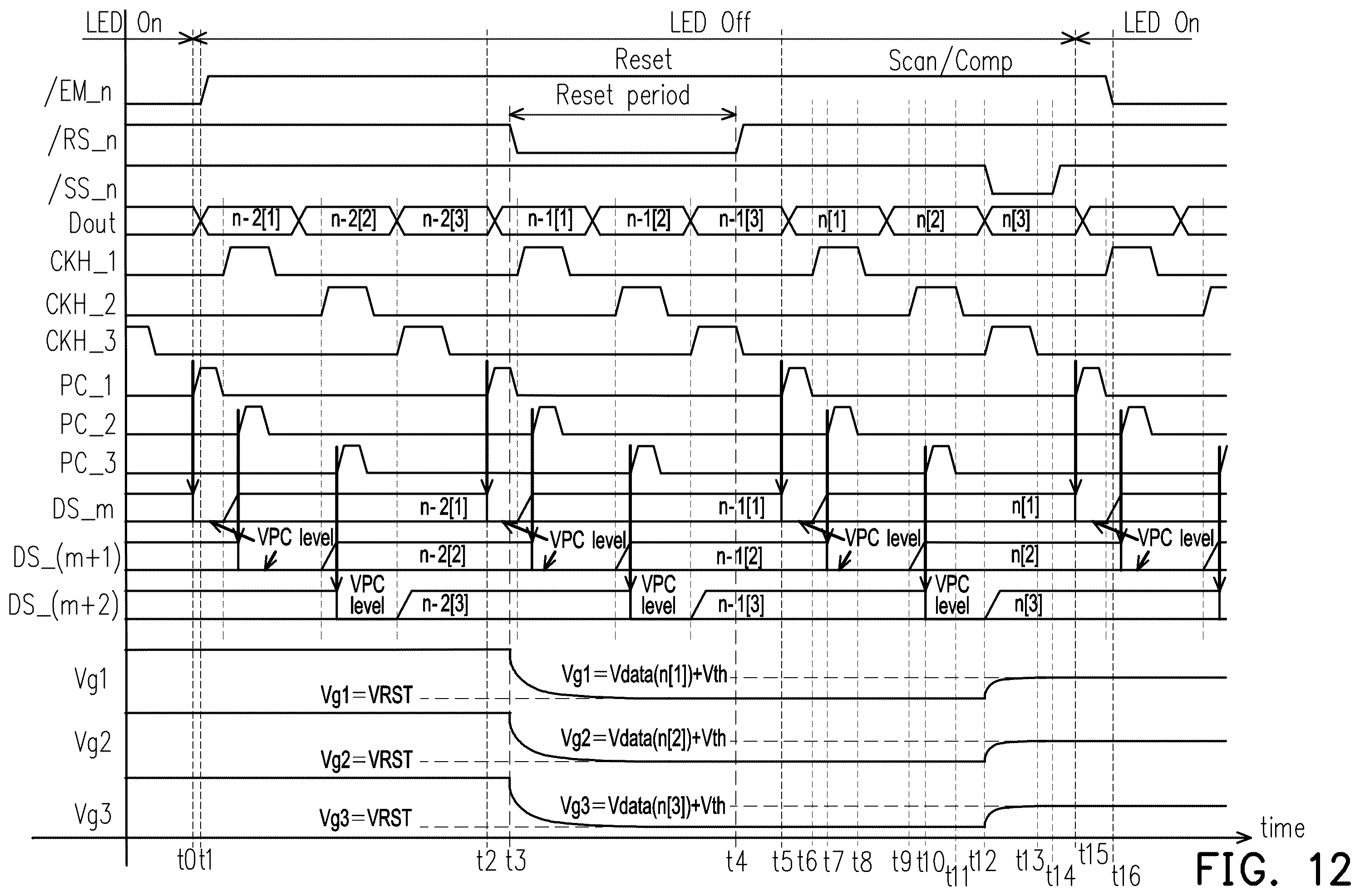 Patent US12562105 Figure 12 – Display device