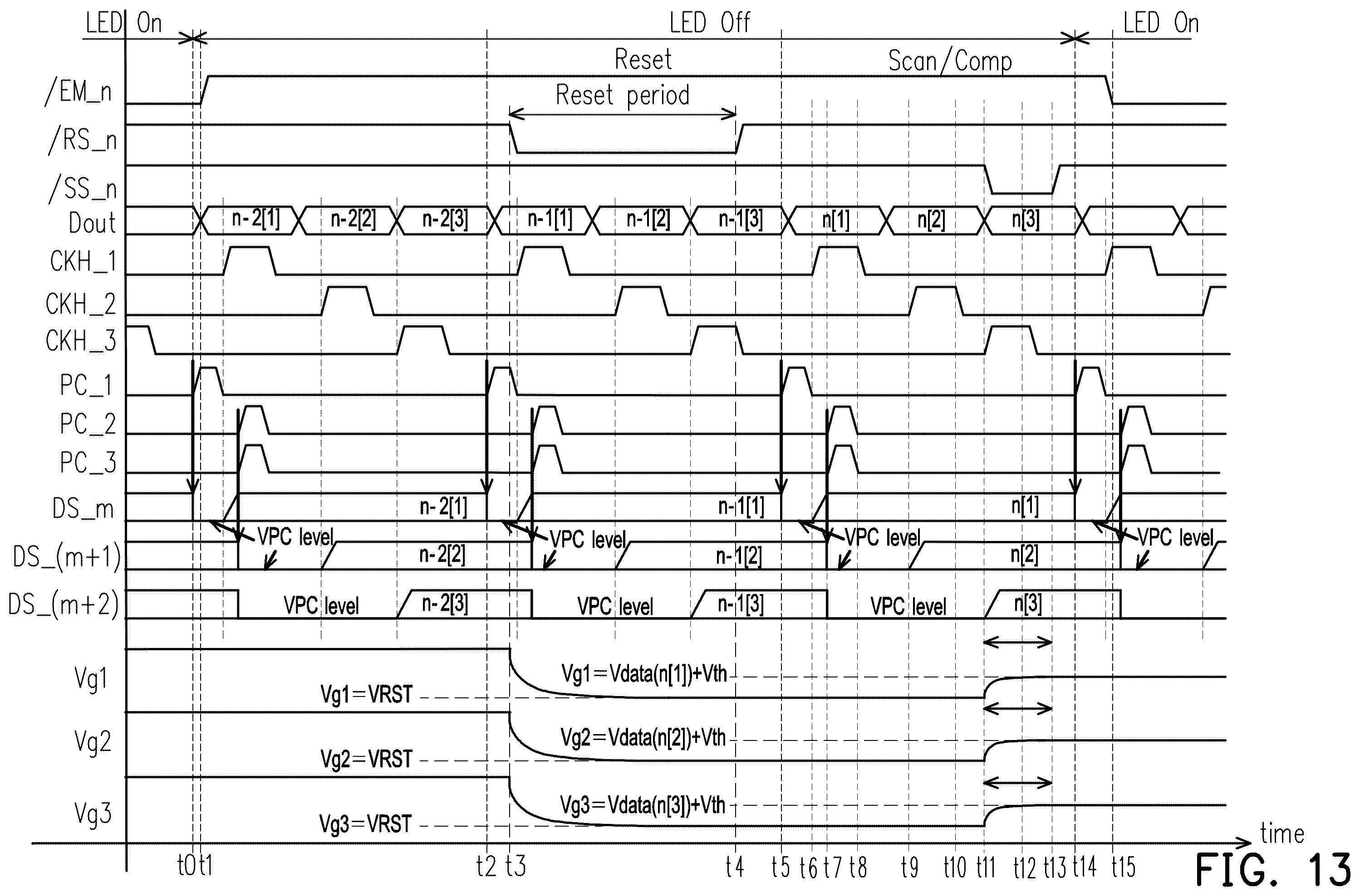 Patent US12562105 Figure 13 – Display device