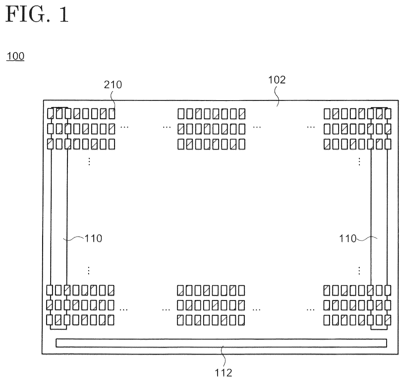 Patent US12562108 Figure 1 – Display device