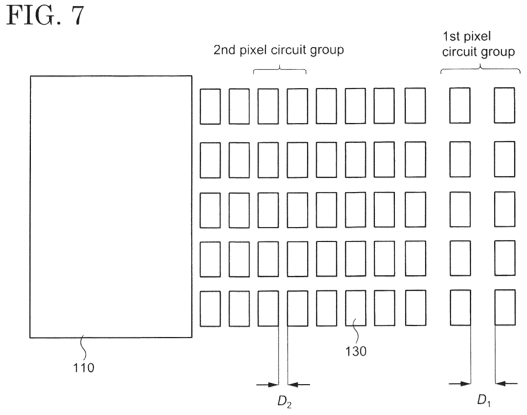 Patent US12562108 Figure 7 – Display device