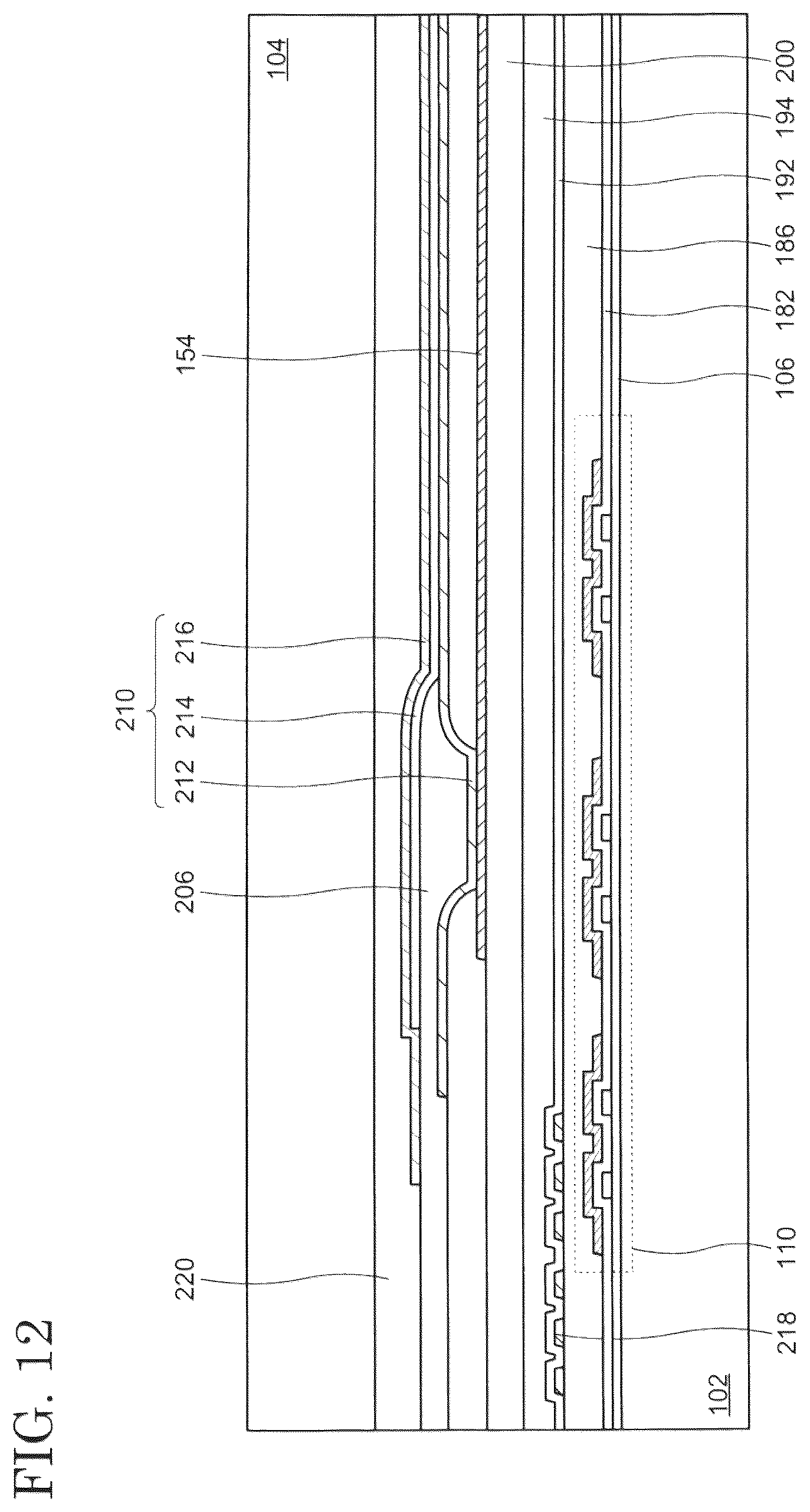 Patent US12562108 Figure 12 – Display device