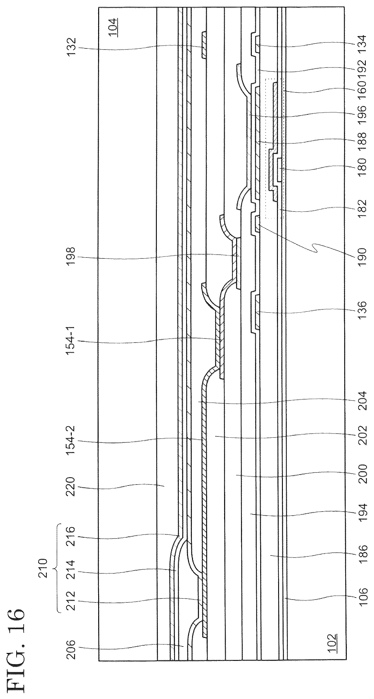 Patent US12562108 Figure 16 – Display device