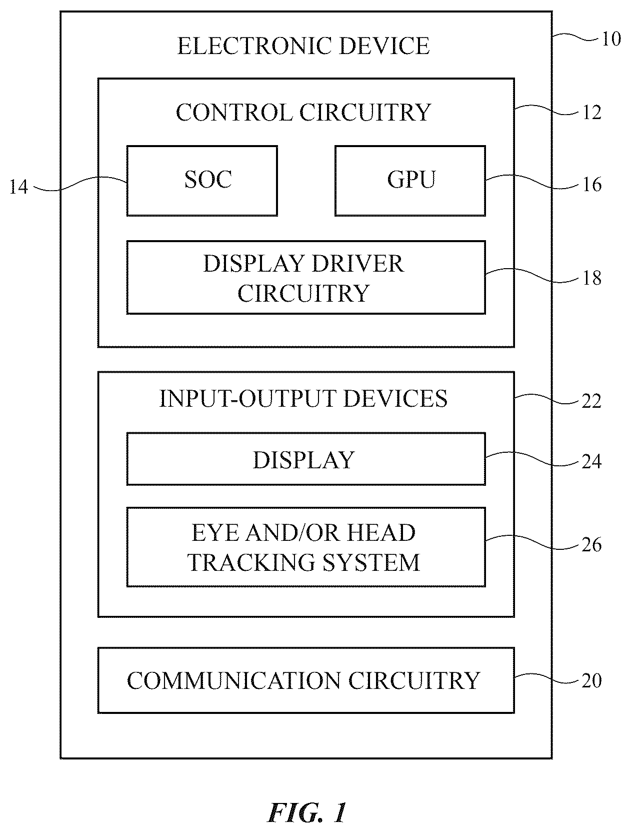 Patent US12562110 Figure 1 – Display crosstalk compensation based on crosstalk context