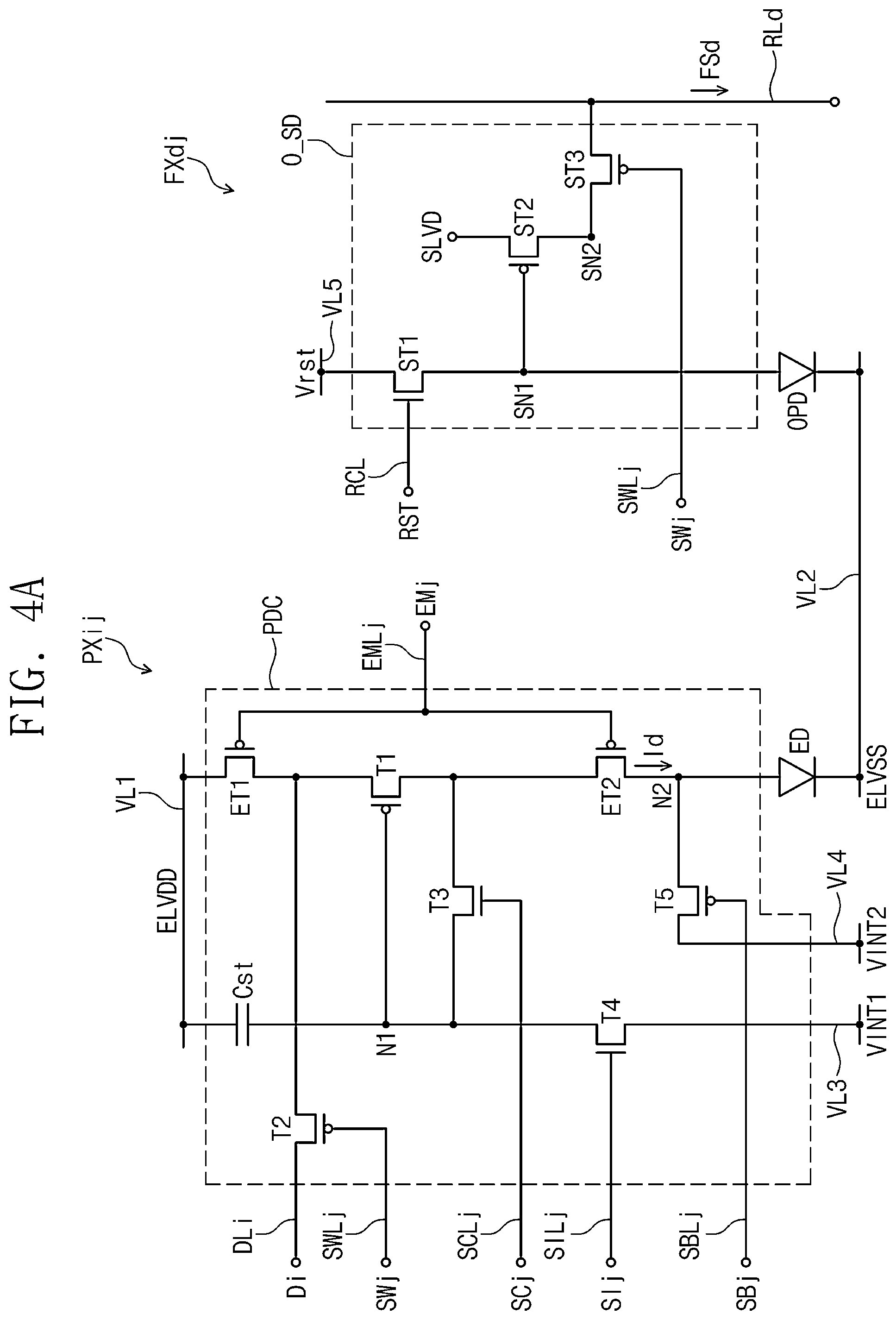 Patent US12562112 Figure 3 – Display device detecting illuminance for each panel position