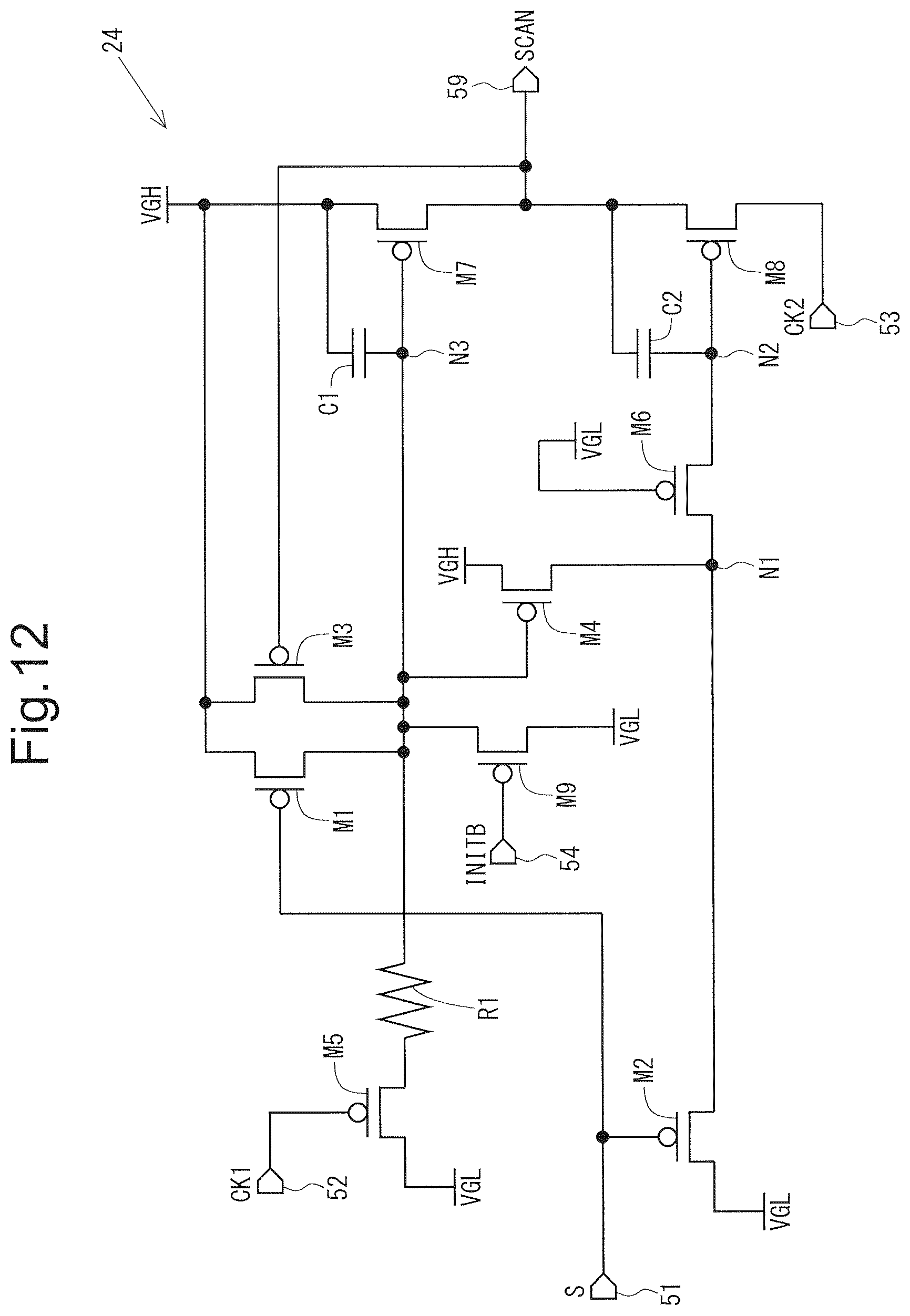 Patent US12562113 Figure 9 – Display device