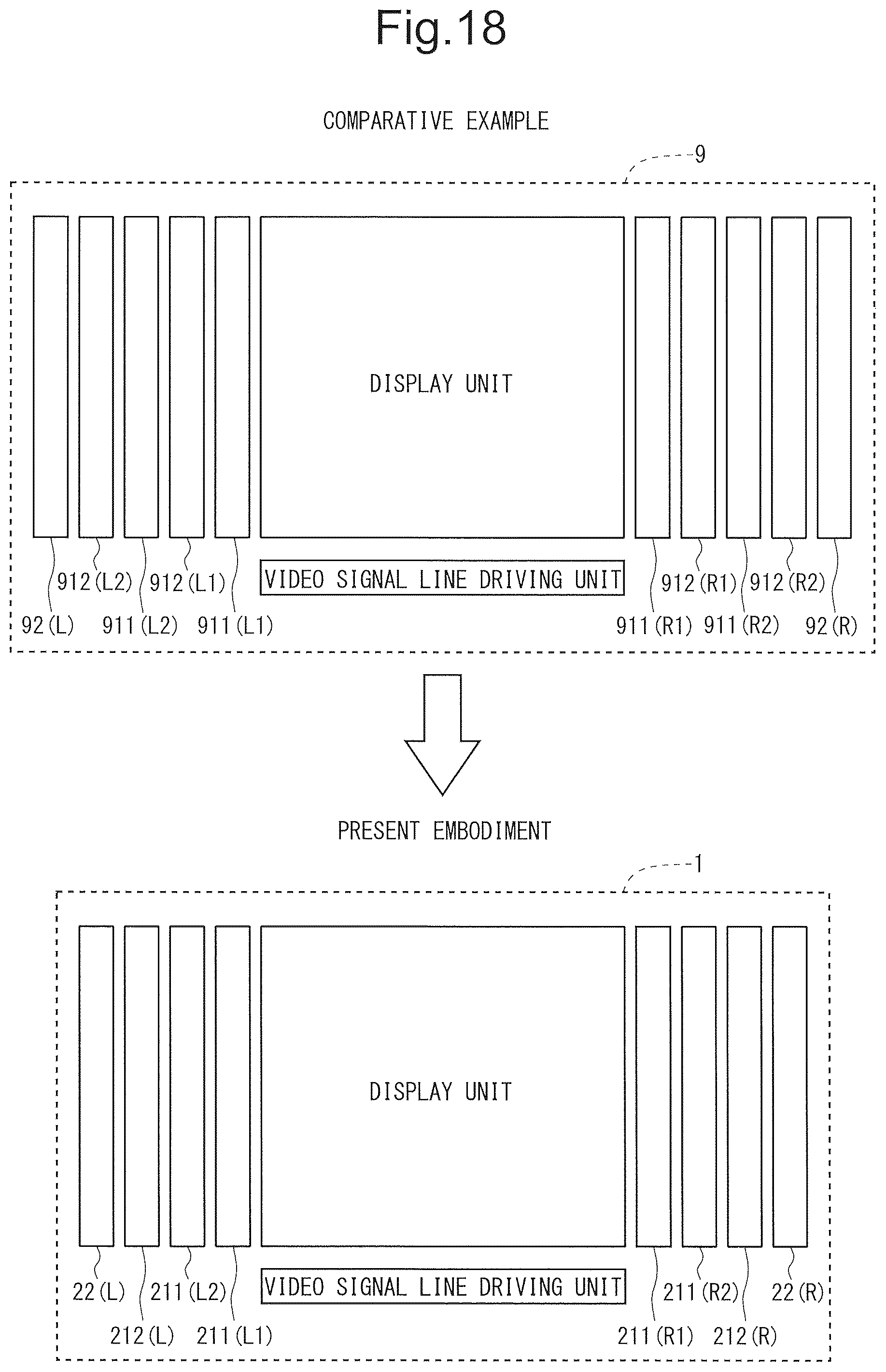Patent US12562113 Figure 15 – Display device