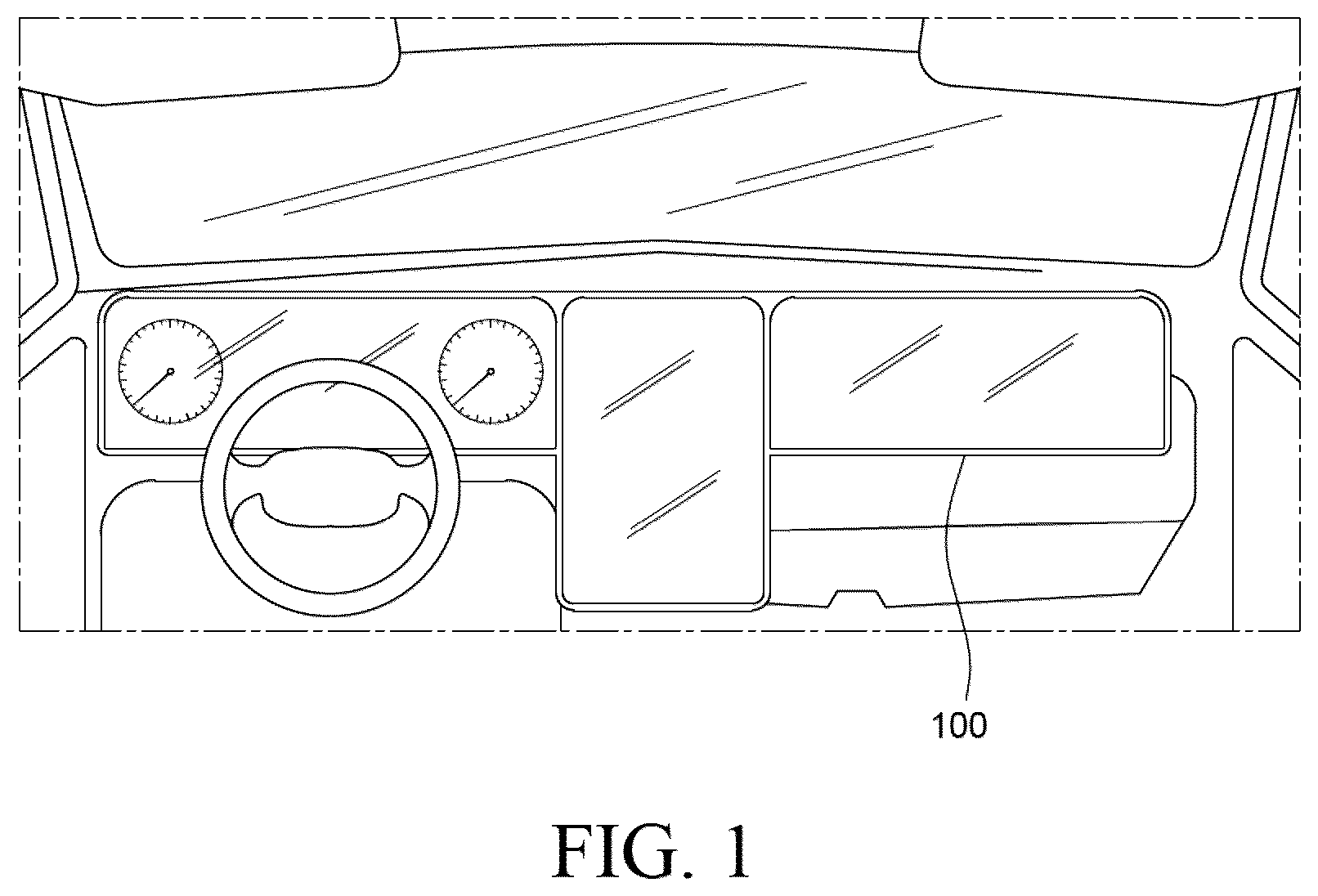 Patent US12562114 Figure 1 – Display device