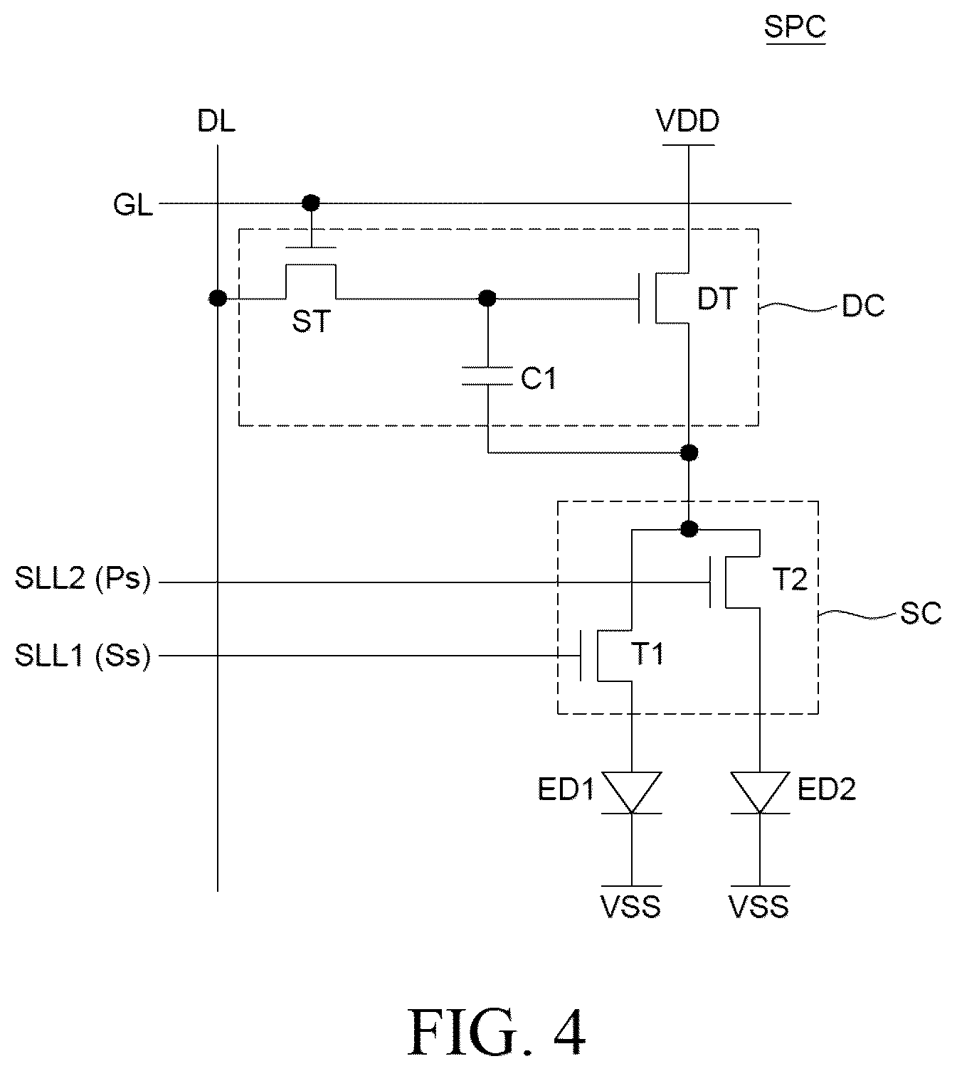 Patent US12562114 Figure 4 – Display device