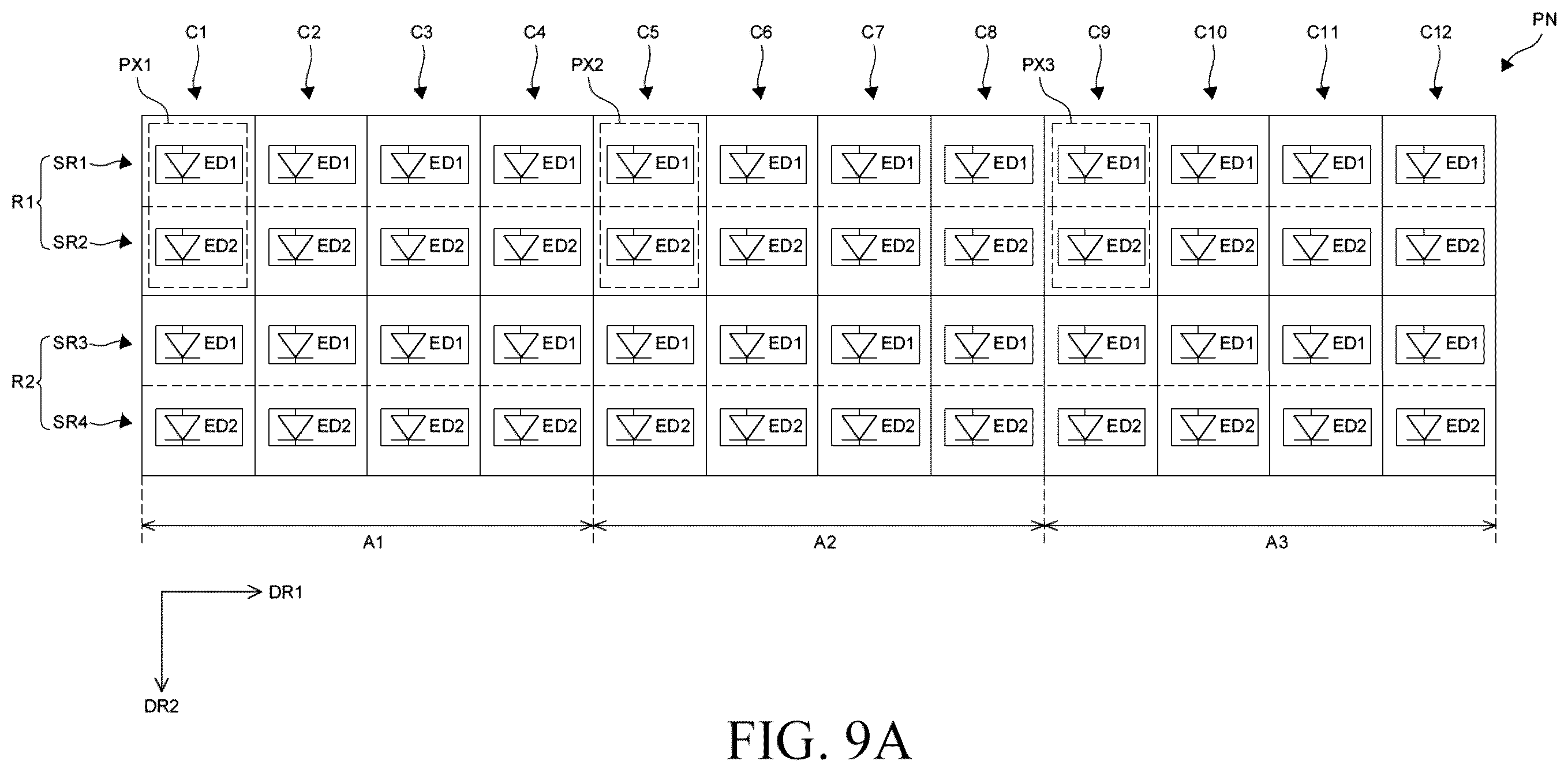 Patent US12562114 Figure 8 – Display device