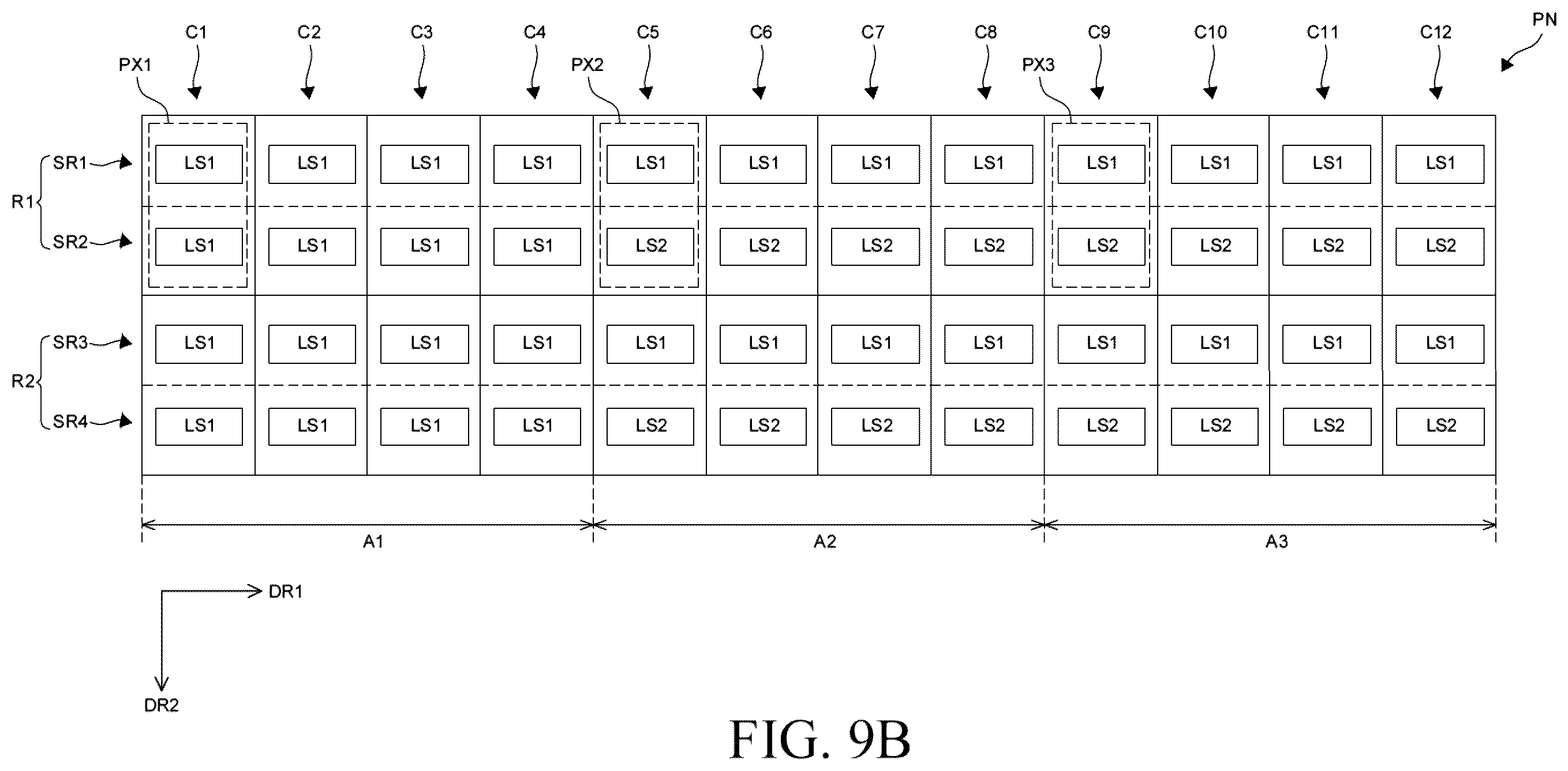 Patent US12562114 Figure 9 – Display device