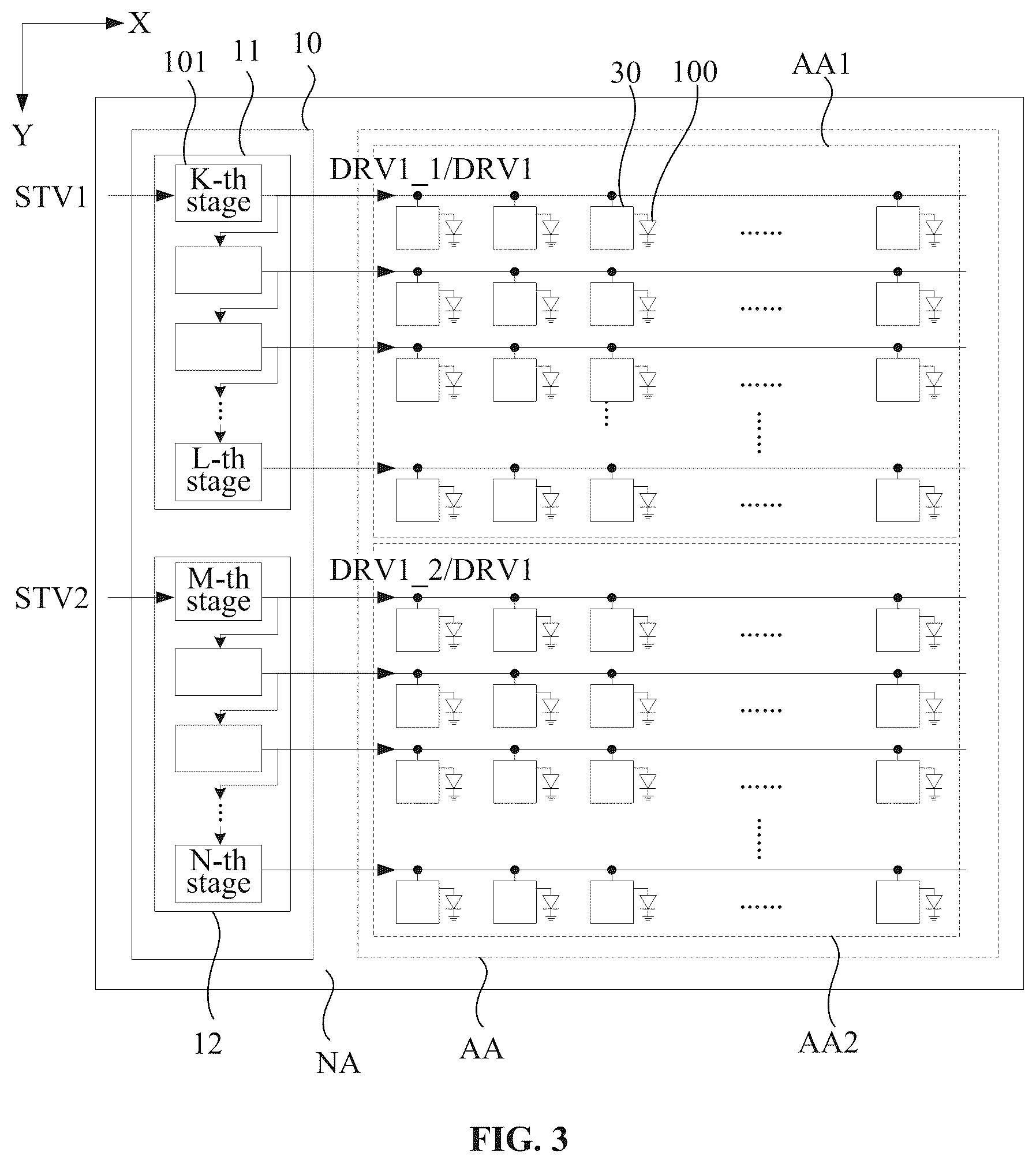 Patent US12562115 Figure 2 – Display panel and display device