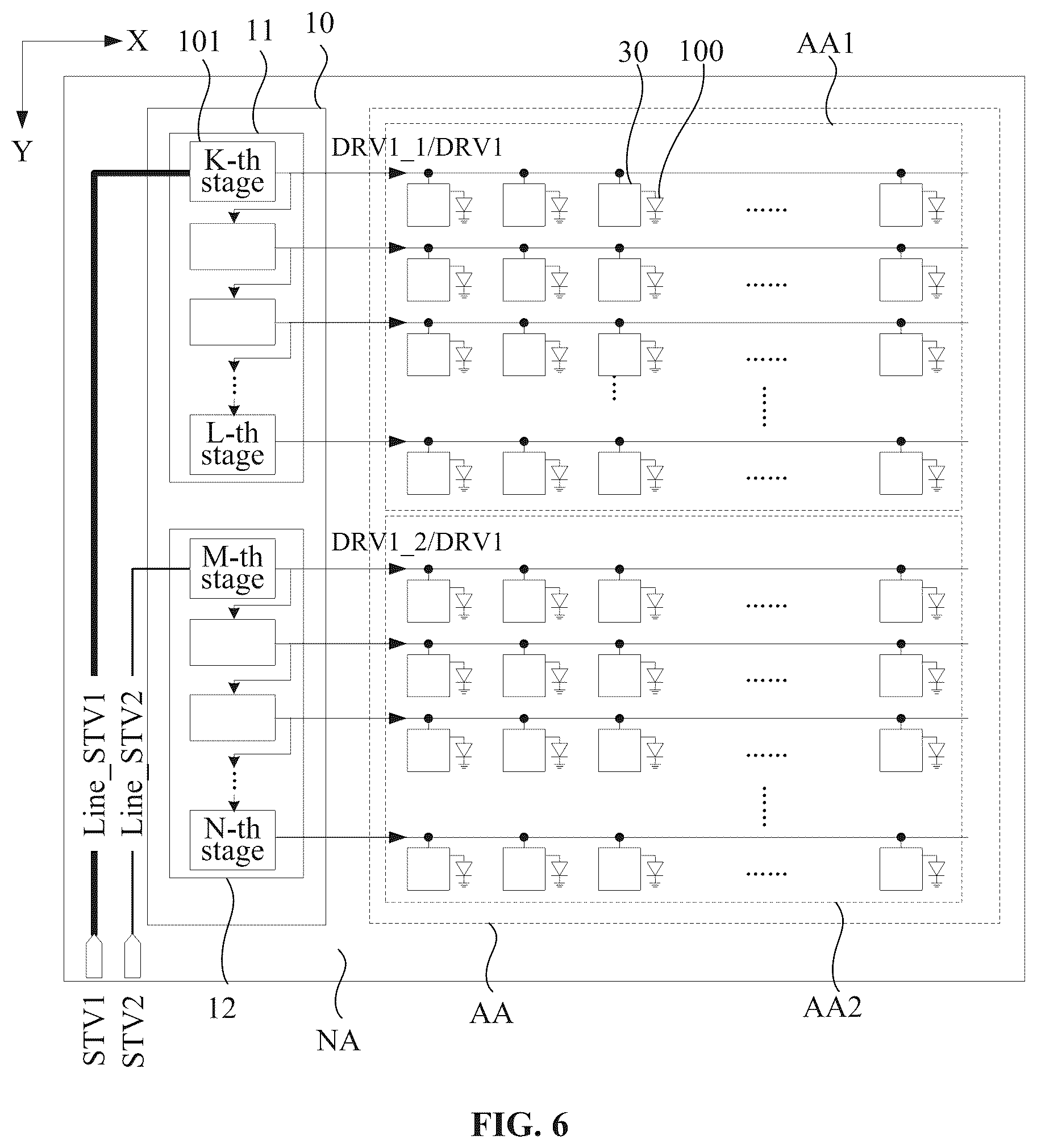 Patent US12562115 Figure 5 – Display panel and display device