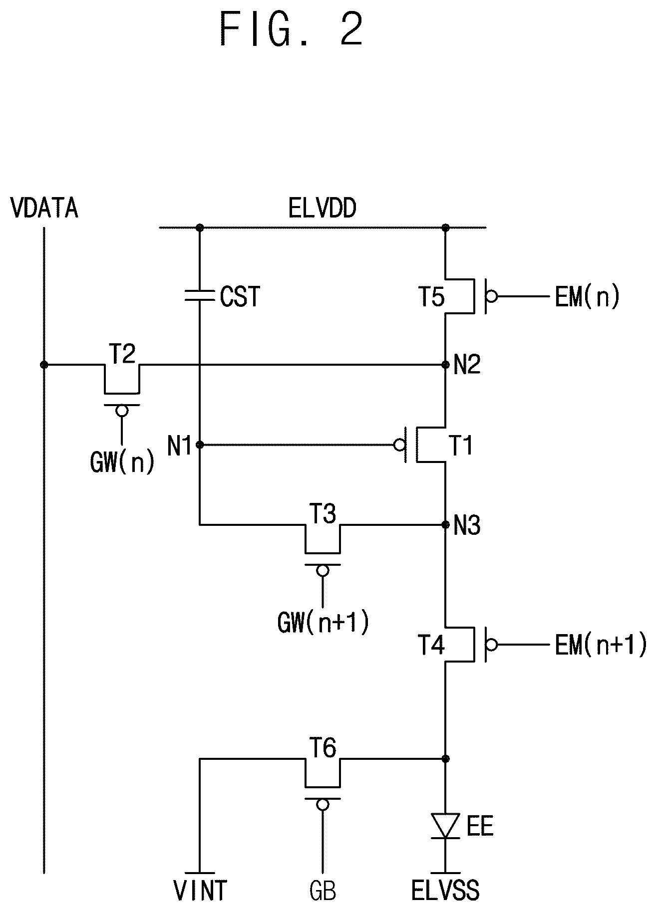 Patent US12562116 Figure 2 – Pixel and display apparatus including the same