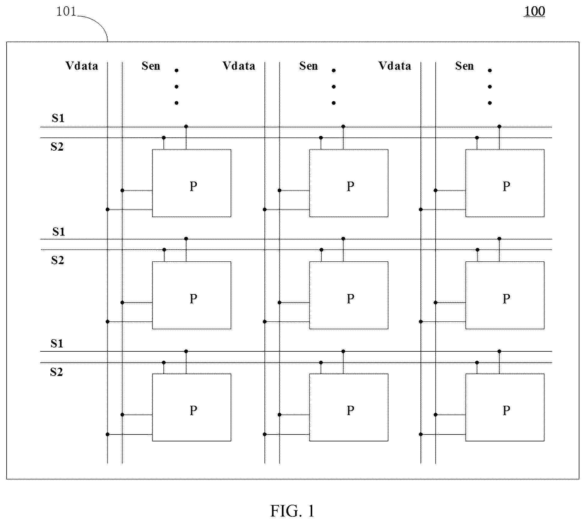 Patent US12562117 Figure 1 – Semiconductor substrate and driving method therefor, and semiconductor display apparatus
