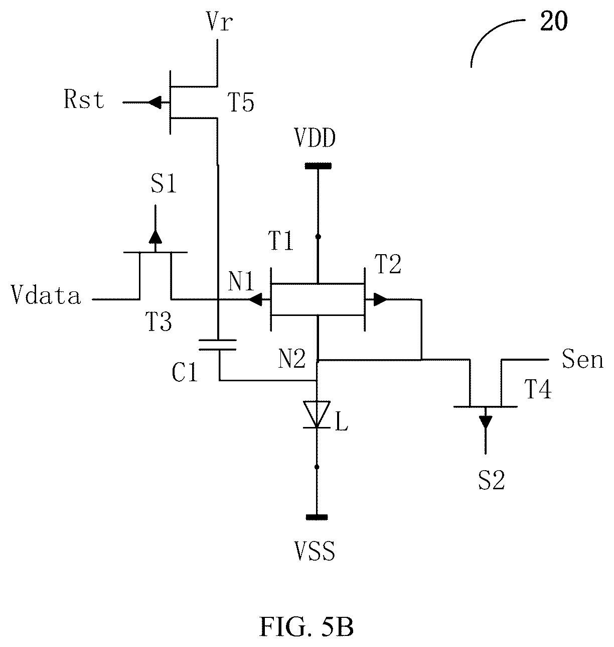 Patent US12562117 Figure 5 – Semiconductor substrate and driving method therefor, and semiconductor display apparatus