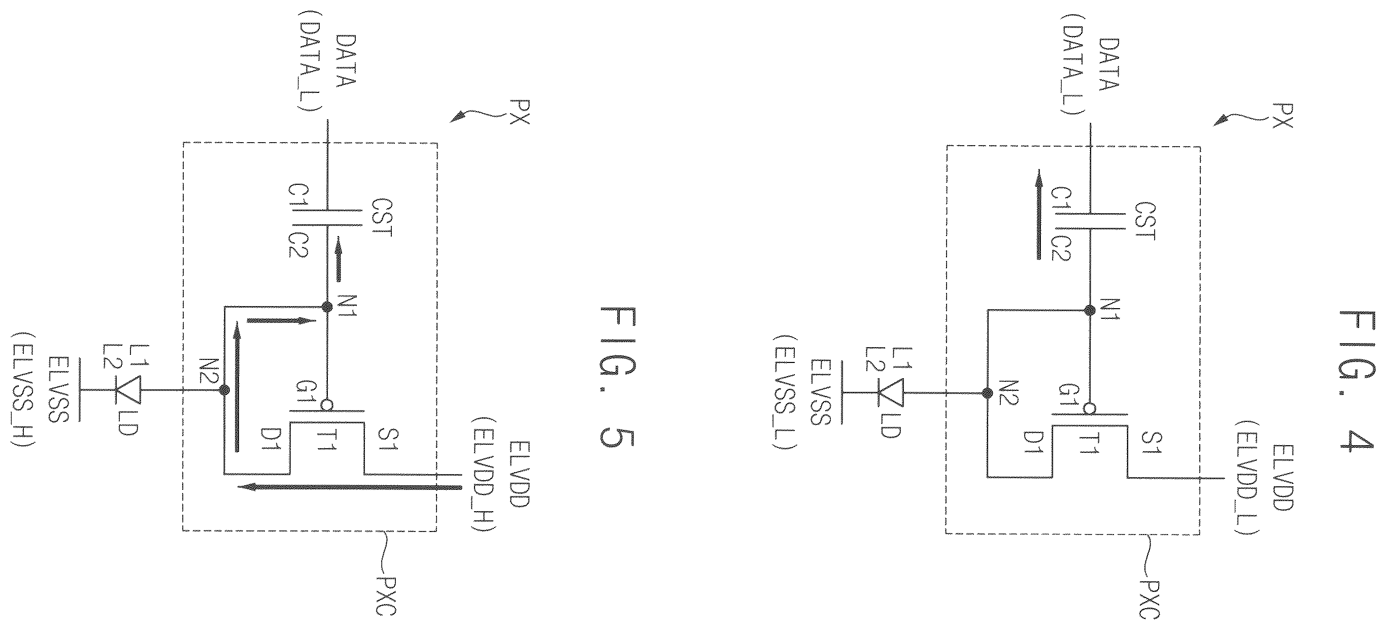 Patent US12562118 Figure 3 – Pixel with gate of driving transistor directly connected to drain and display device including the same
