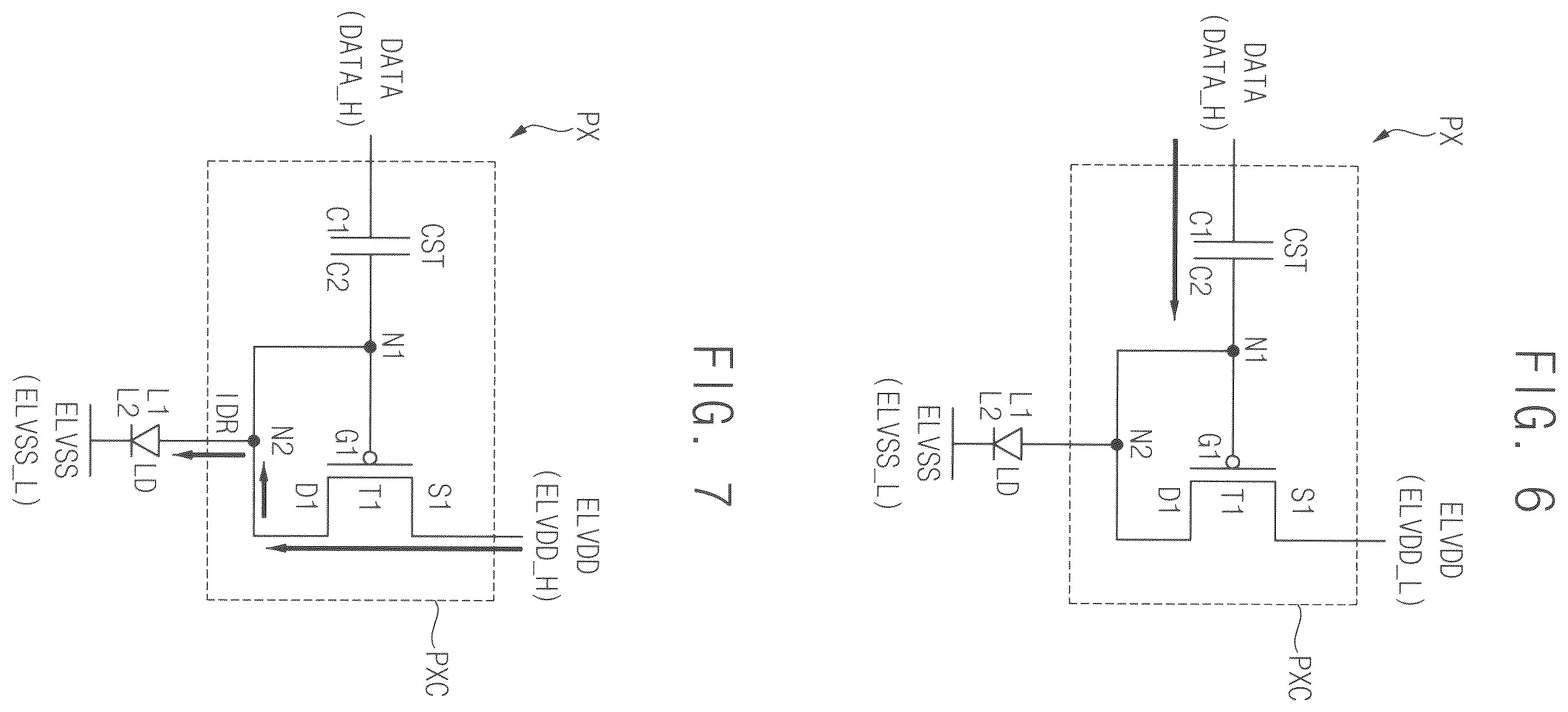 Patent US12562118 Figure 4 – Pixel with gate of driving transistor directly connected to drain and display device including the same