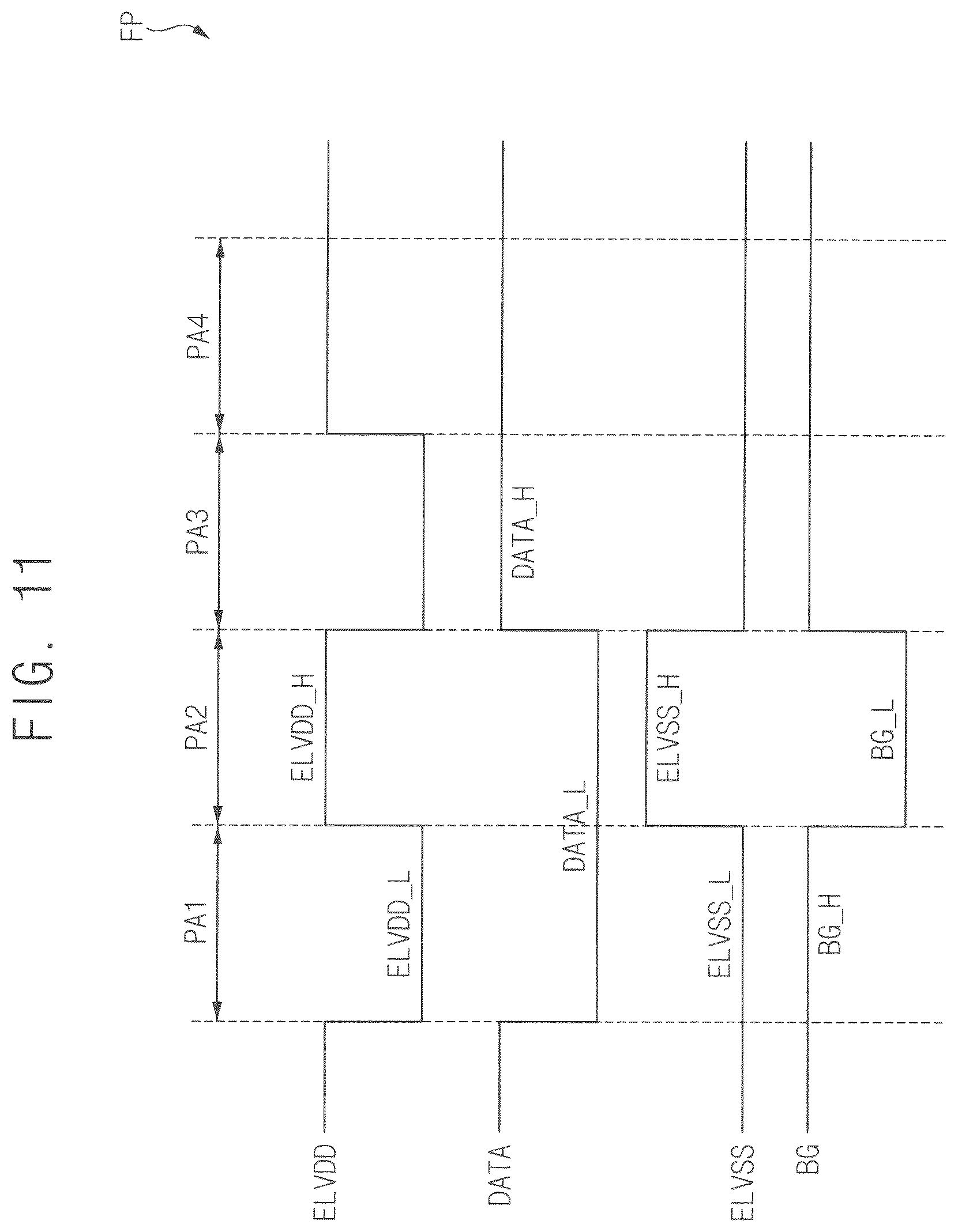 Patent US12562118 Figure 7 – Pixel with gate of driving transistor directly connected to drain and display device including the same