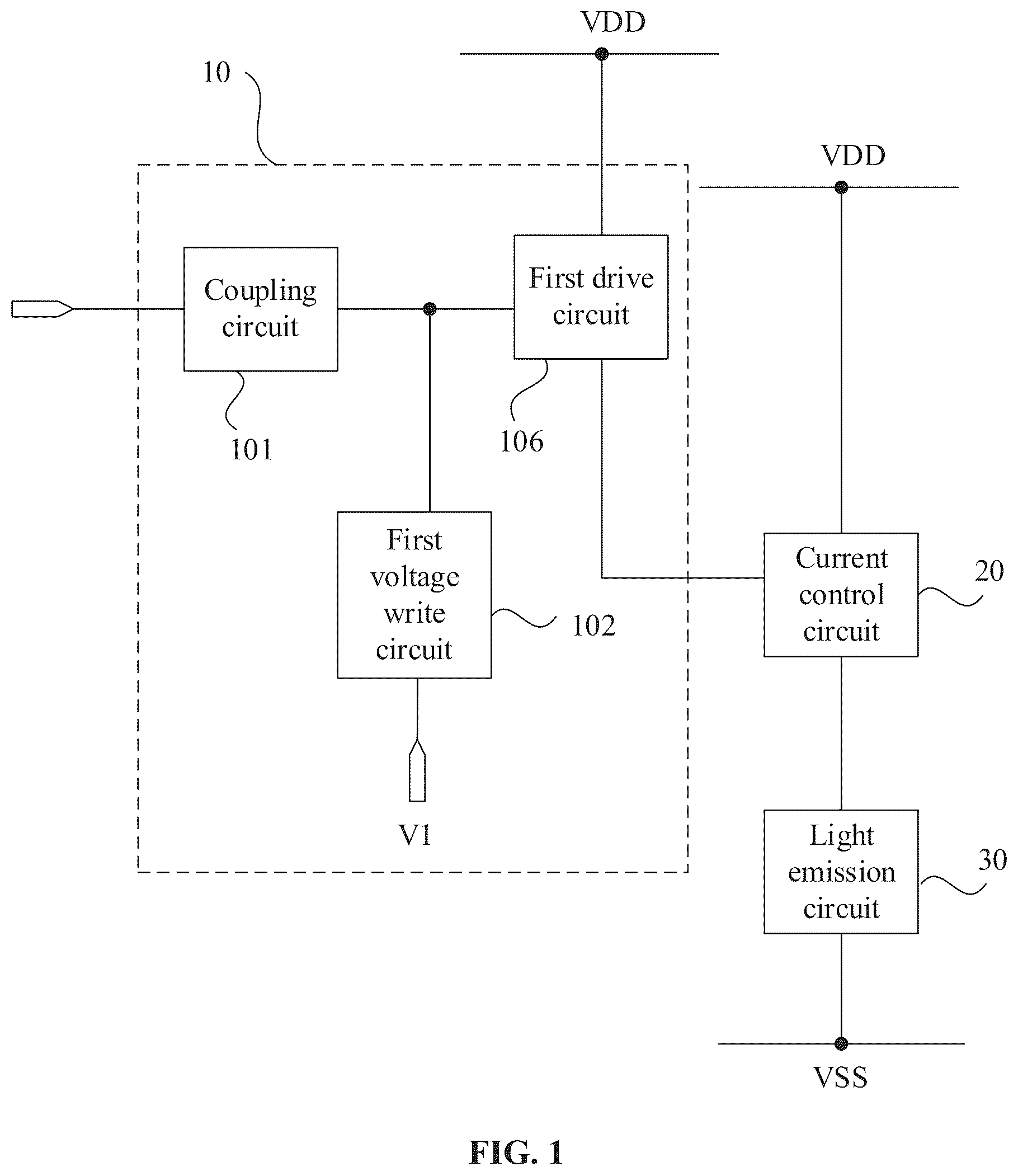 Patent US12562119 — Pixel circuit and driving method thereof, and display device — Figure 1