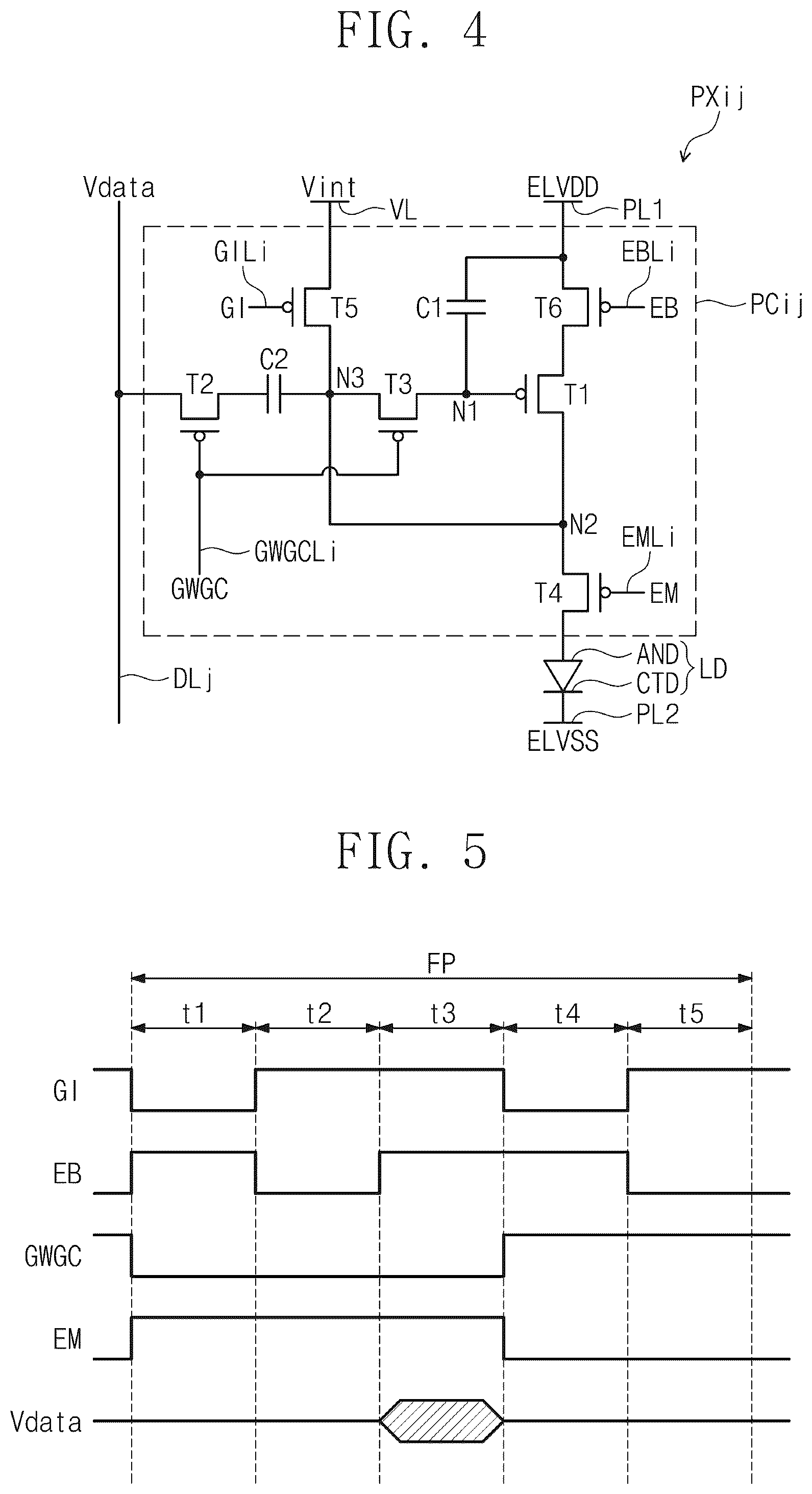 Patent US12562120 Figure 4 – Pixel and display device