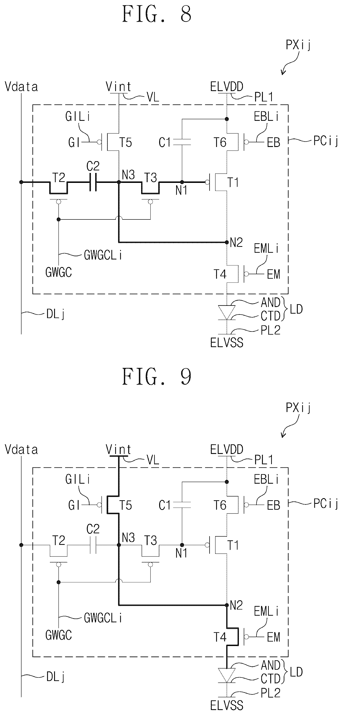 Patent US12562120 Figure 6 – Pixel and display device