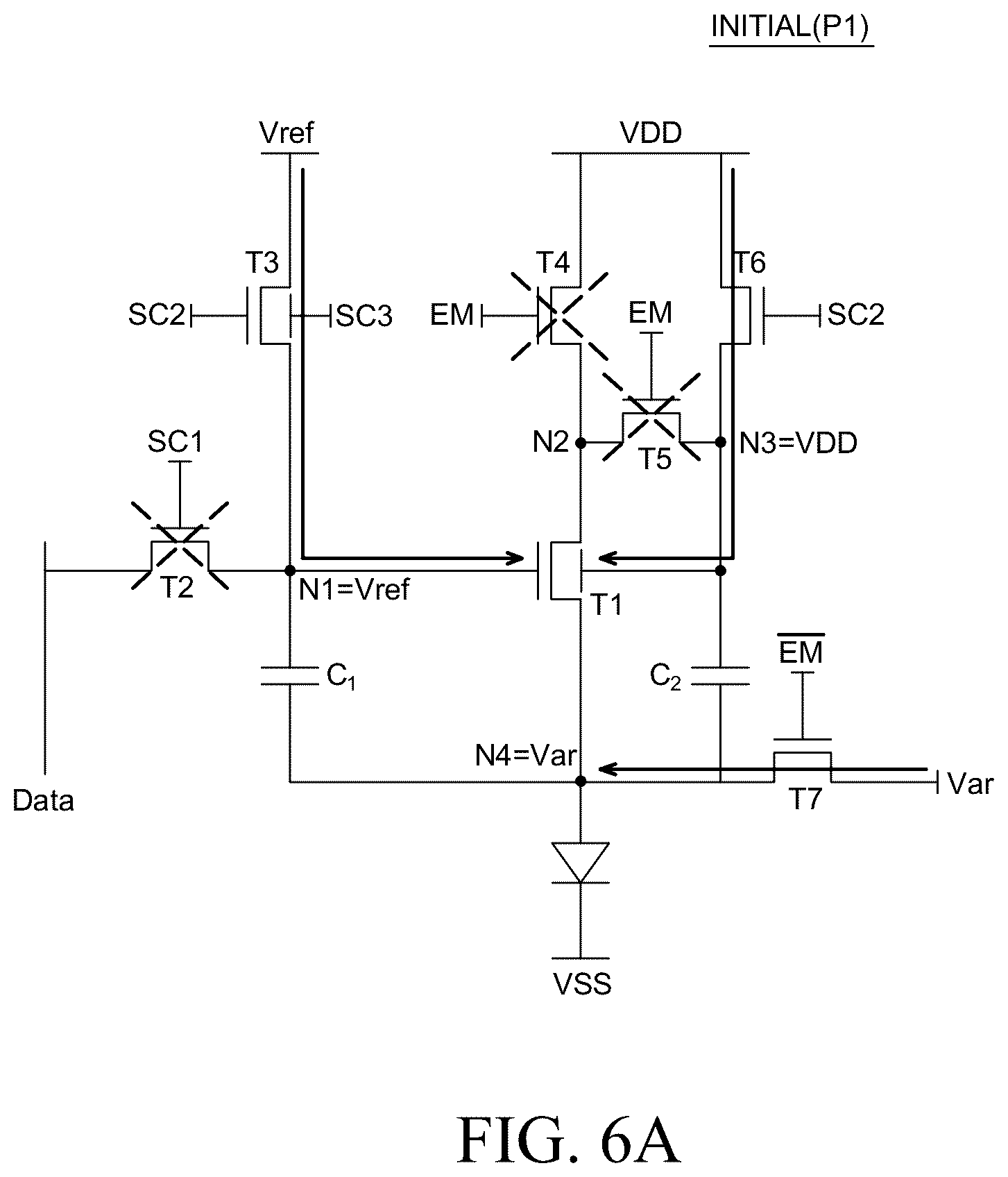 Patent US12562122 Figure 6 – Pixel circuit and display device including the same