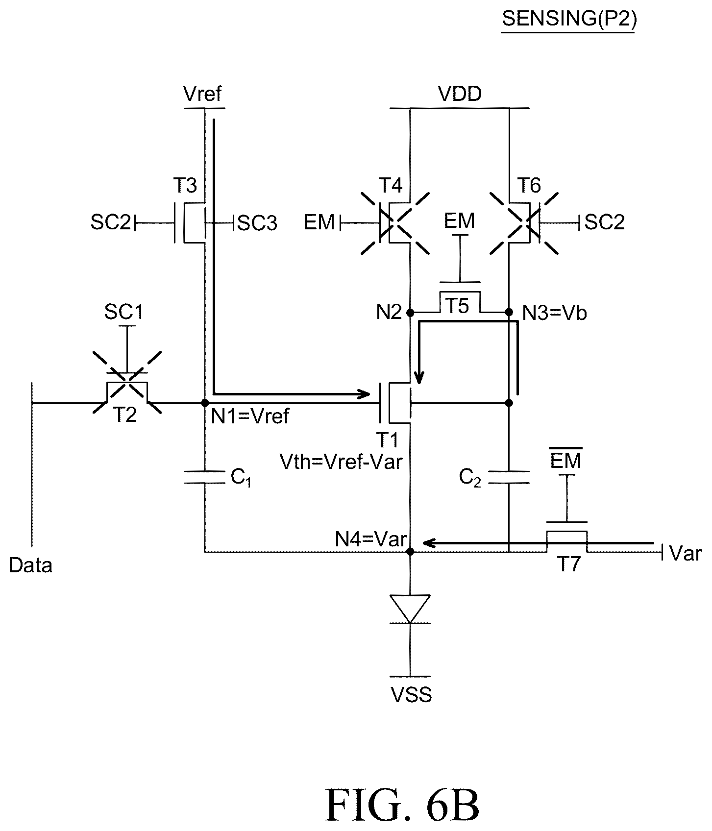Patent US12562122 Figure 7 – Pixel circuit and display device including the same